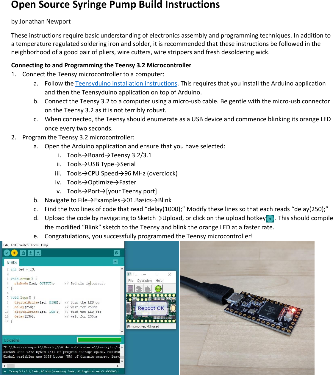 Page 1 of 7 - Open Source Syringe Pump Build Instructions