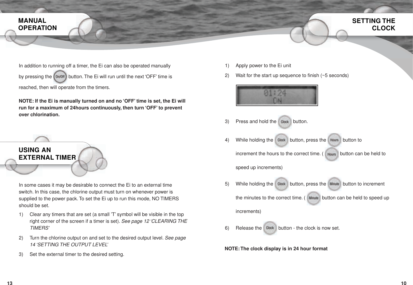 Page 11 of 12 - !! Operating Manual Zodiac Ei Series
