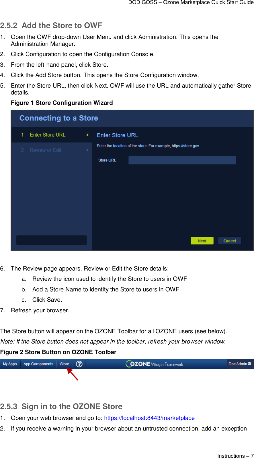Page 7 of 8 - Ozone Marketplace Quick Start Guide