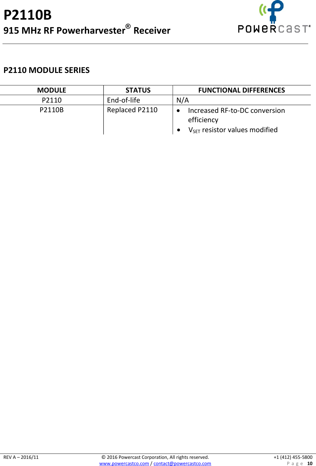 Page 10 of 11 - P2110B Datasheet V1.3 P2110B-Datasheet-v1.3