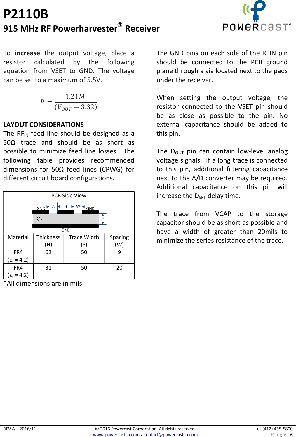 Page 6 of 11 - P2110B Datasheet V1.3 P2110B-Datasheet-v1.3