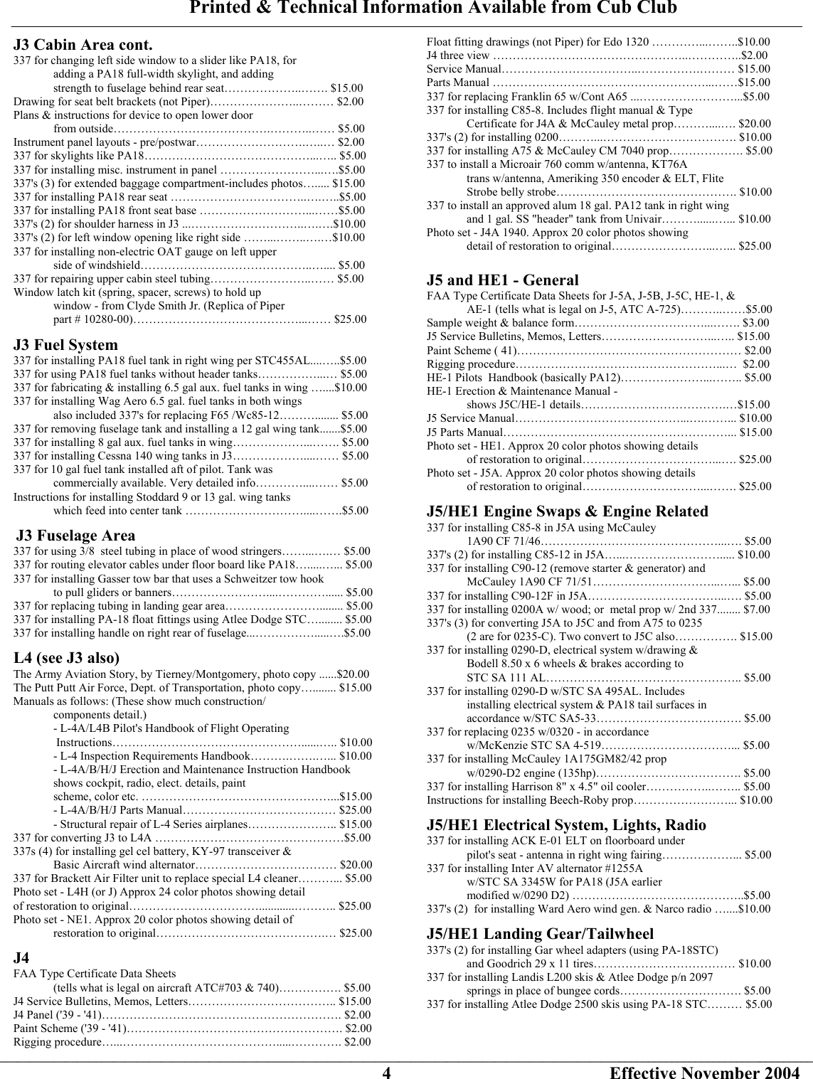 Page 4 of 6 - LWNT_470 PA18_Printed Techlist PA18 Printed