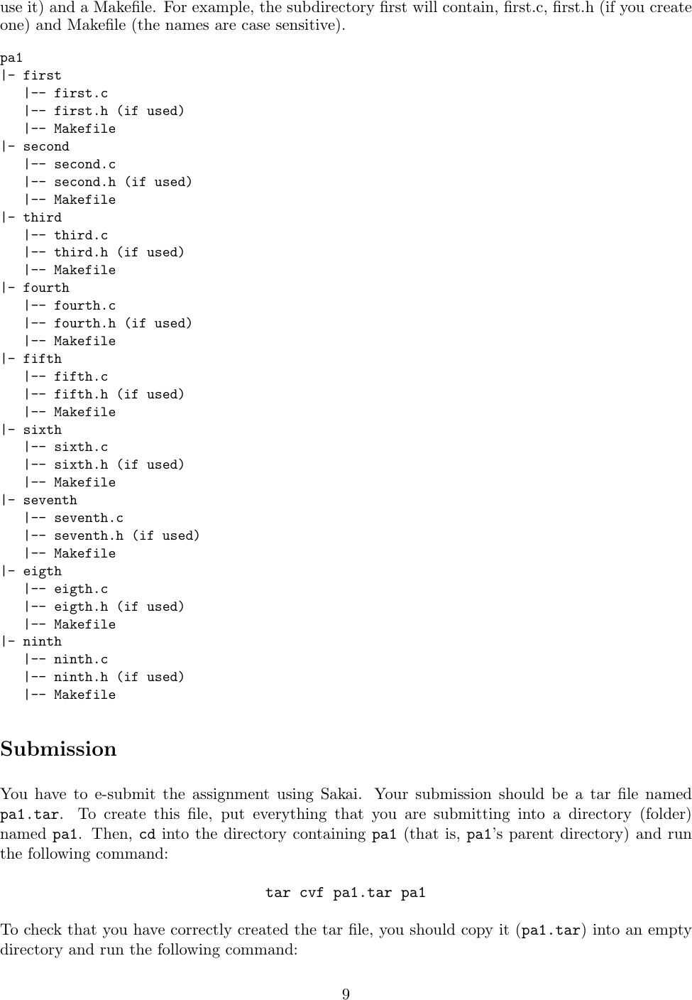 Page 9 of 11 - PA1 Instructions