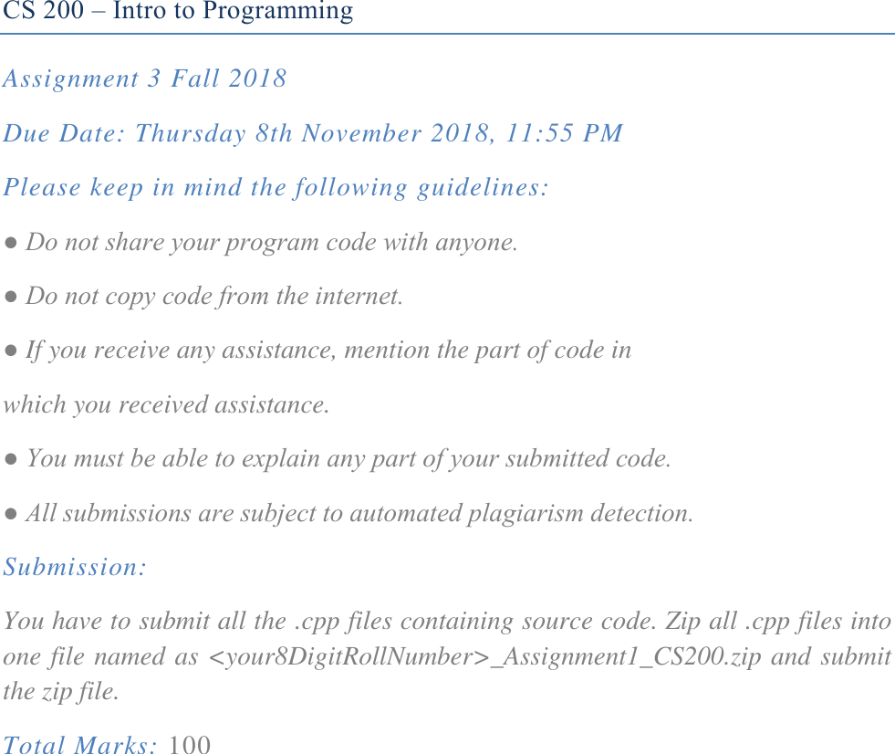 Page 1 of 6 - PA3 Manual