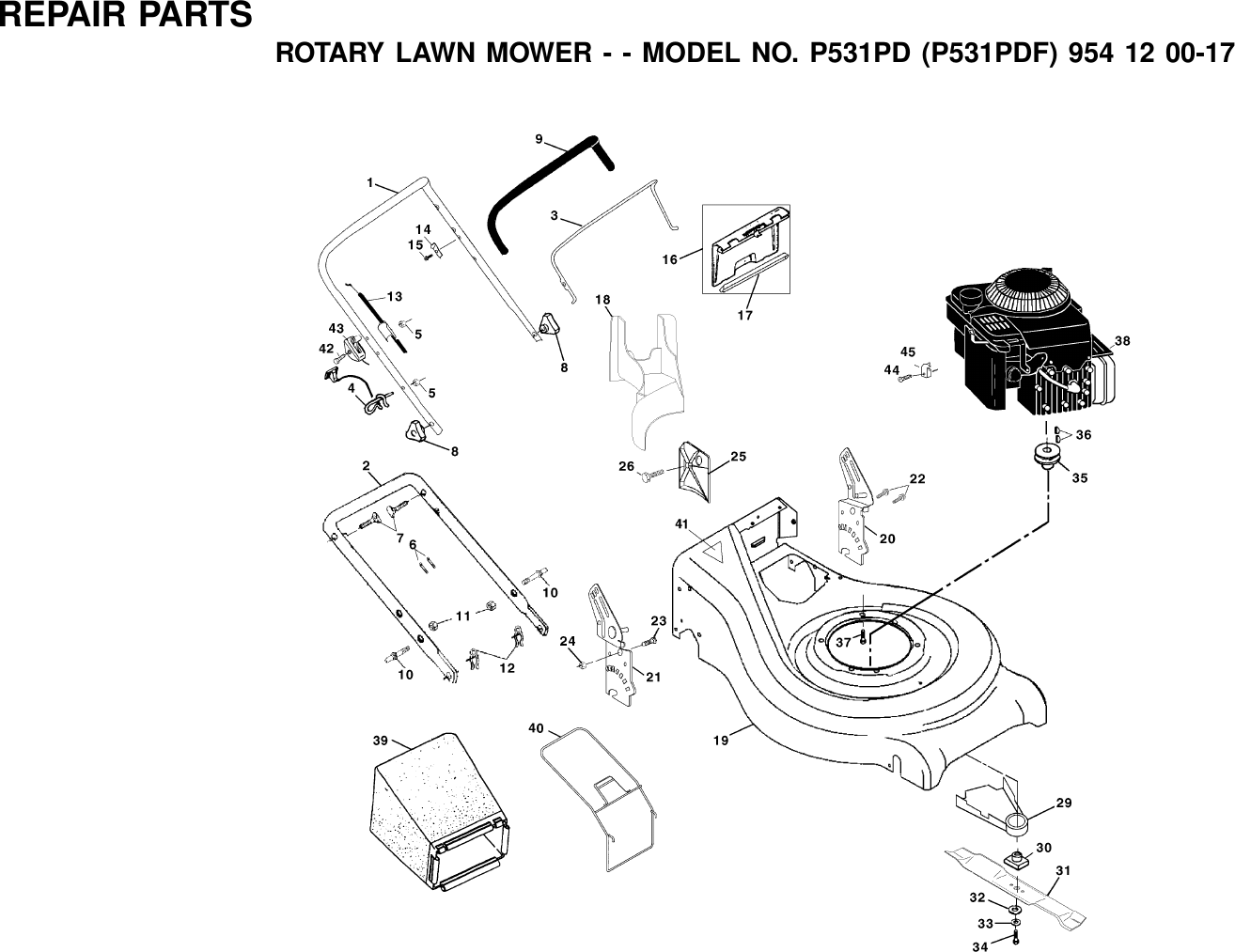 Page 2 of 5 - IPL, Partner, P531 PD, P531PDF, 954120017, 2000-12, Lawn Mower  !! PARI2000 AAaa 176473