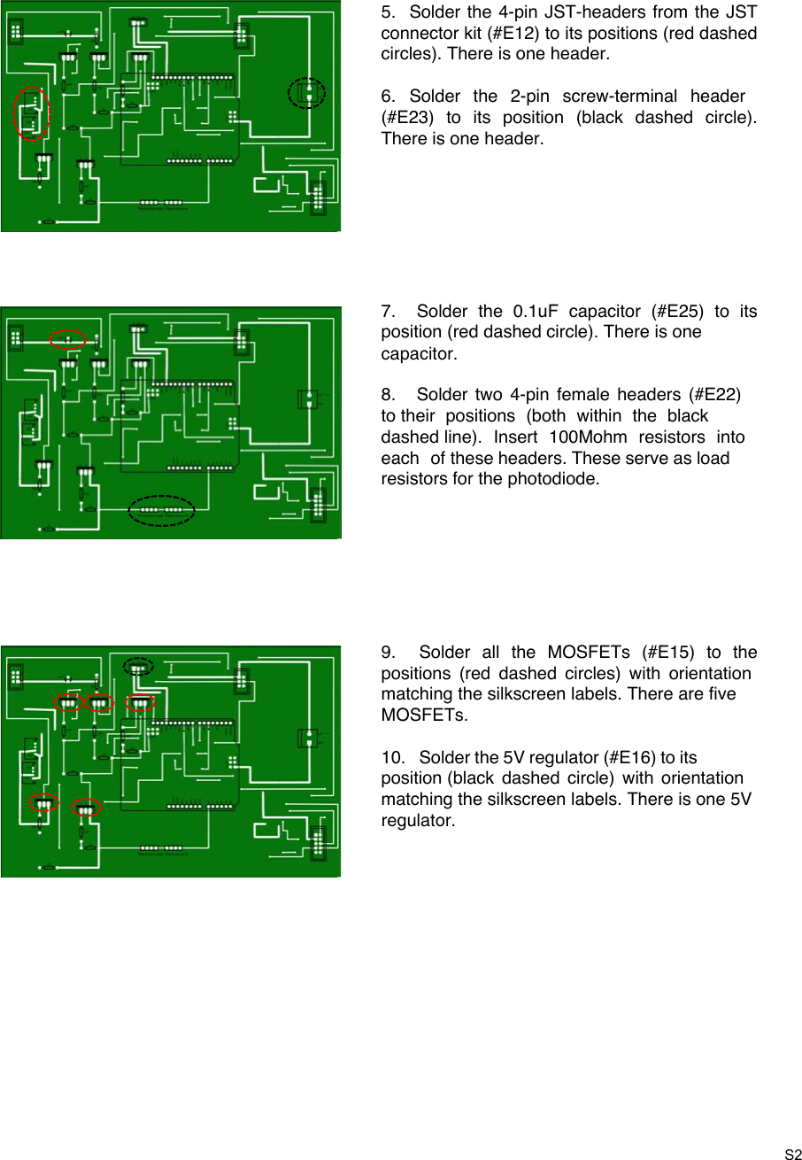 Page 3 of 7 - PCB & Photodiode Assembly Guide