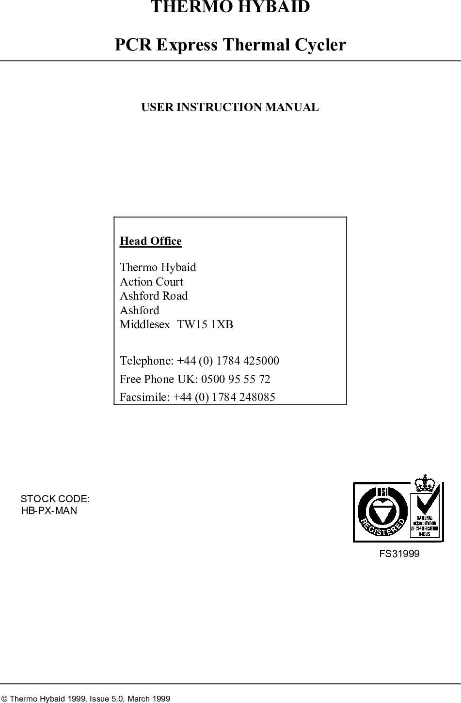 PCR Express User Manual
