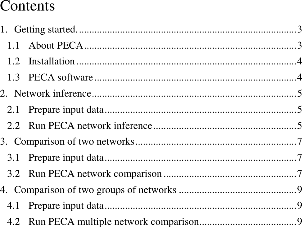 Page 2 of 10 - PECA 2.0 Manual V3.1