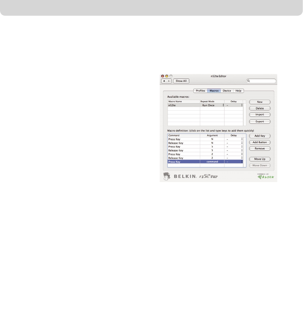 n52te editor onboard configuration