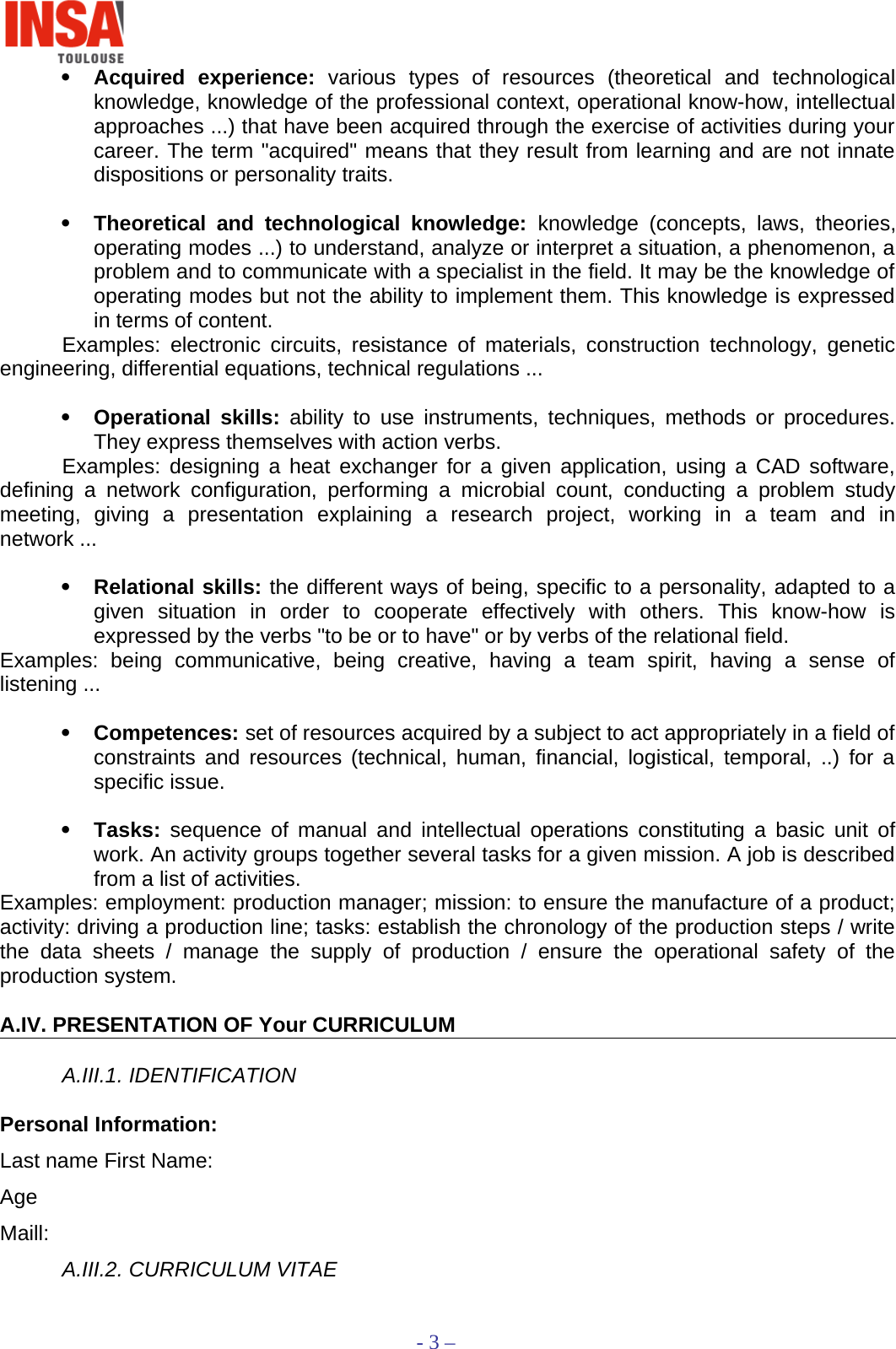 DOSSIER PHASE 2 PORTFOLIO INSTRUCTIONS EN