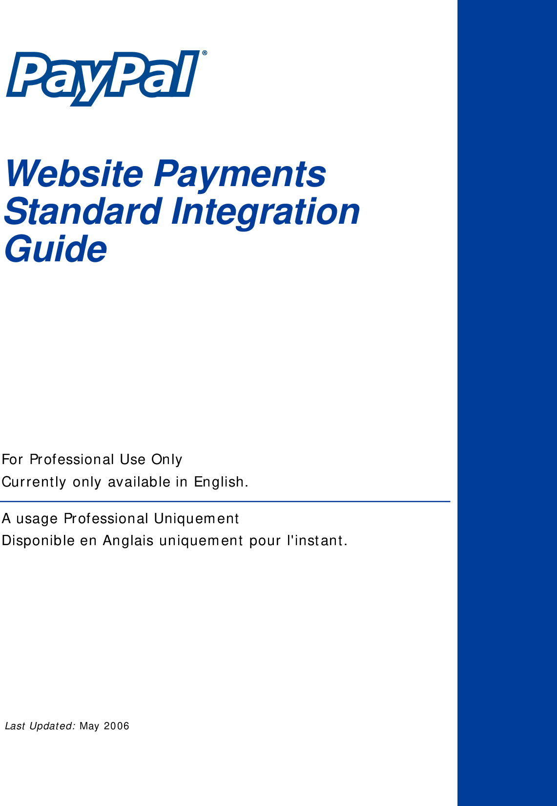 paypal integration guide