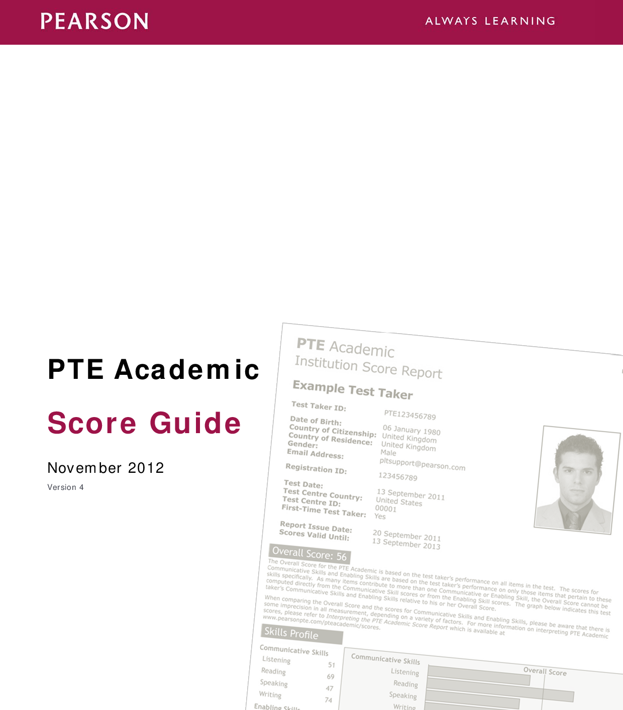 Score Guide PTEA