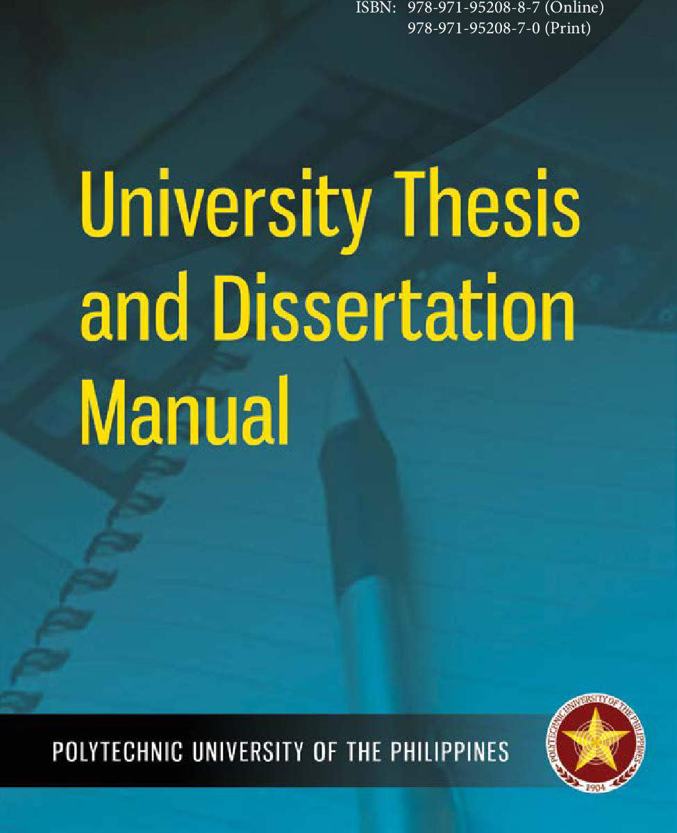 thesis manual usbe