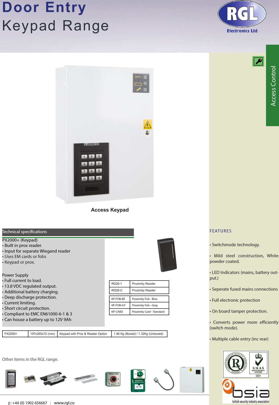 Page 1 of 1 - PX2000+ - Feature Sheet PX2000