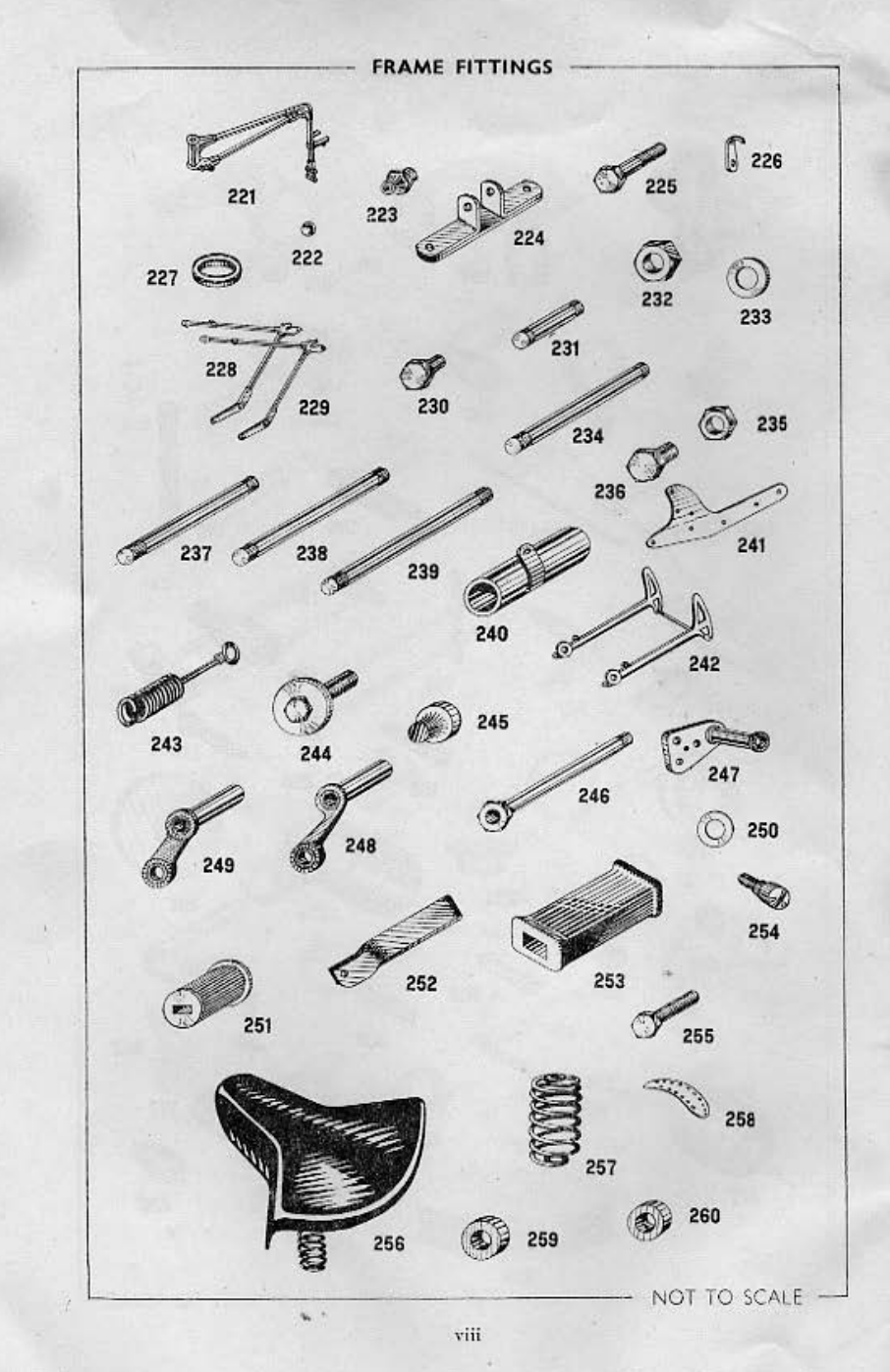 Panther Motorcycle Illustrated Parts List Diagram Manual 1951 100