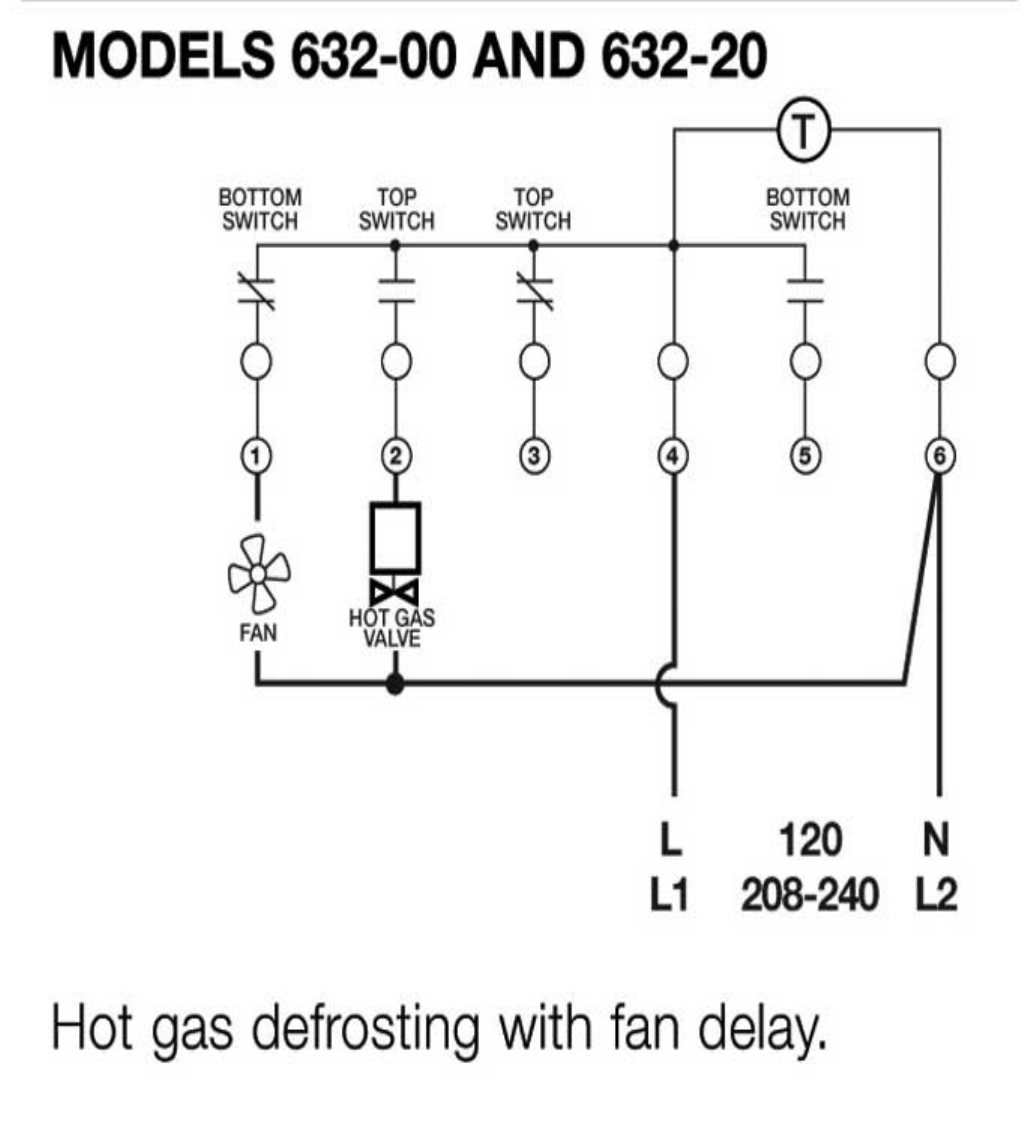 Paragon 632 00 defrost timer