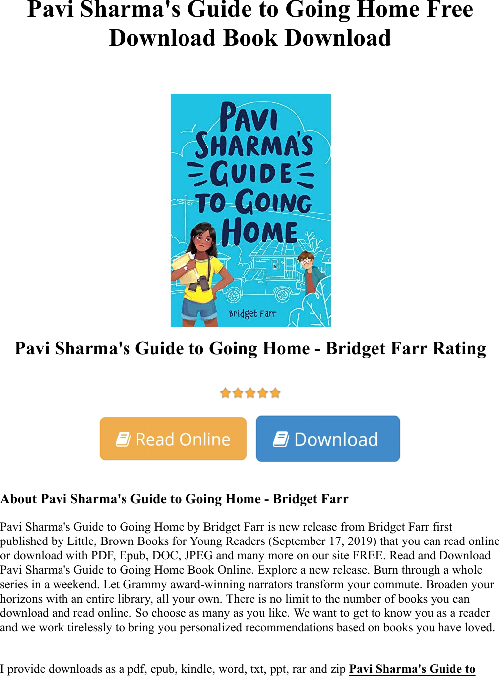 Page 1 of 2 - Pavi Sharma's Guide To Going Home - Bridget Farr  Book Pavi-Sharmas-Guide-to-Going-Home