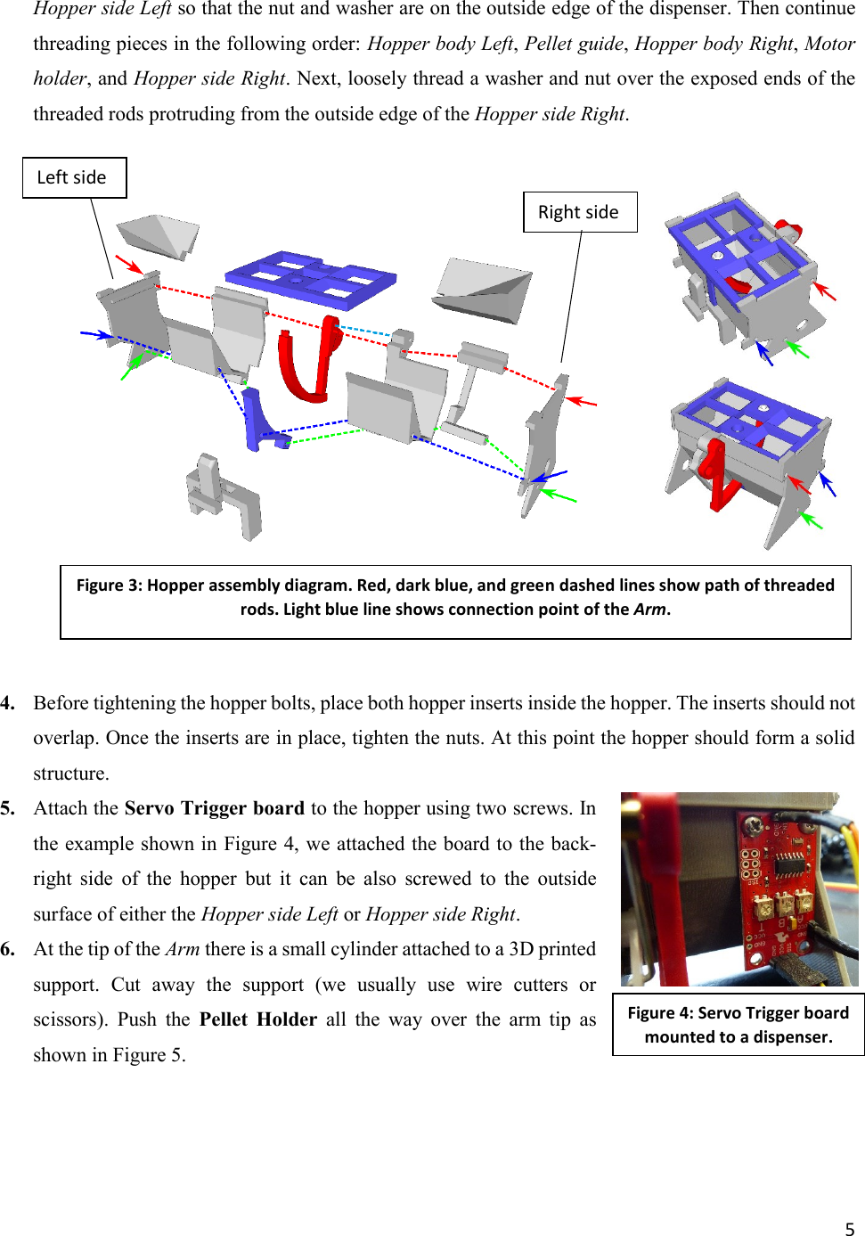 Page 5 of 8 - Pellet Dispenser Assembly Manual