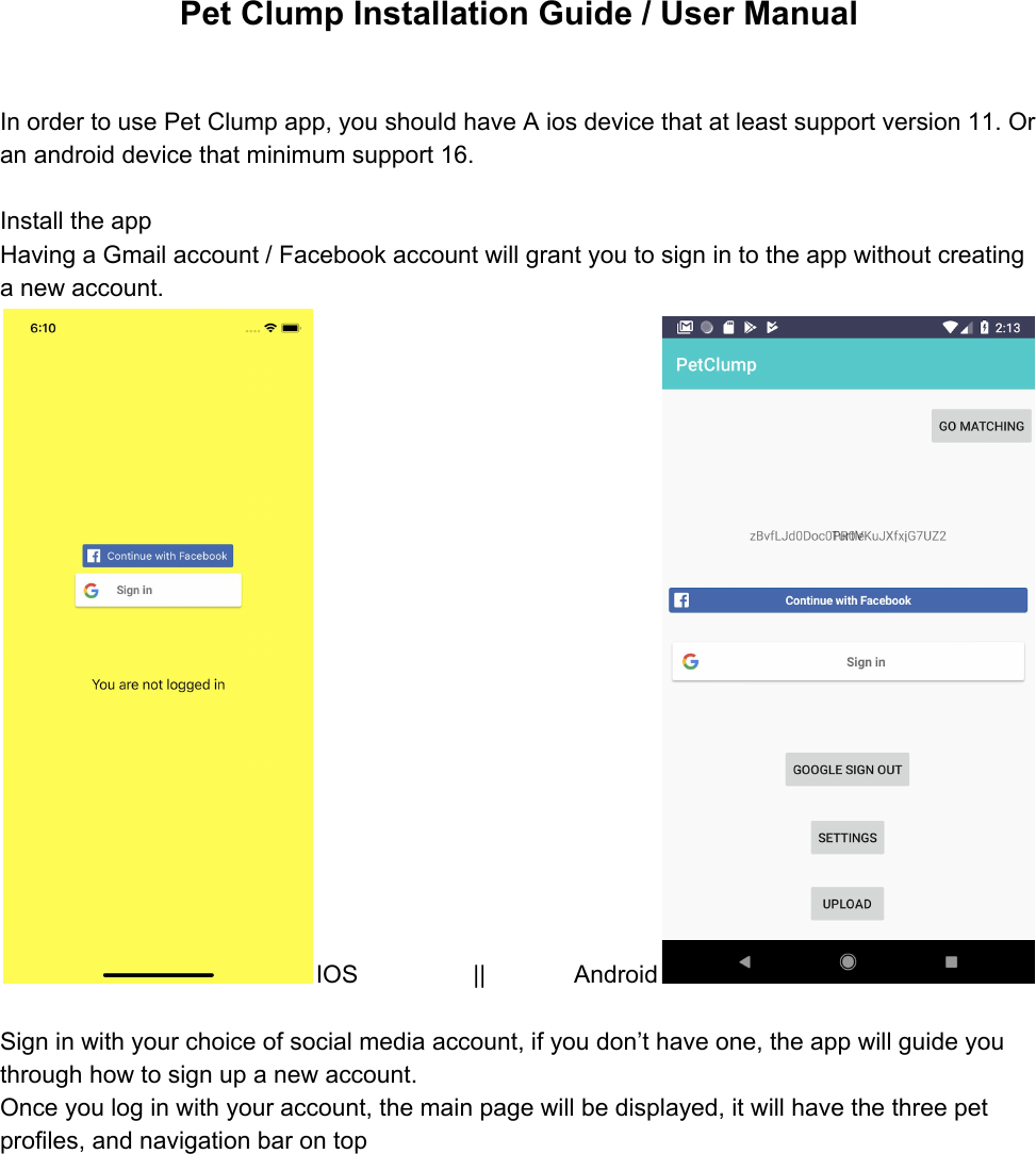 Page 1 of 11 - Pet Clump Installation Guide : User Manual