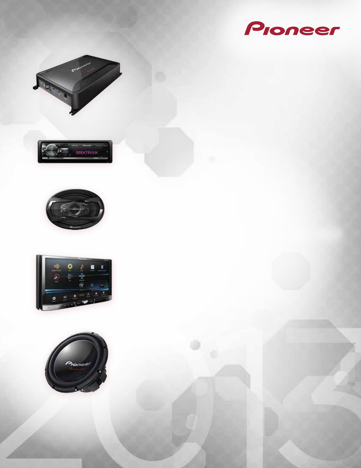 Pioneer Car Video System AVH X6500DVD 2013 Product Catalog