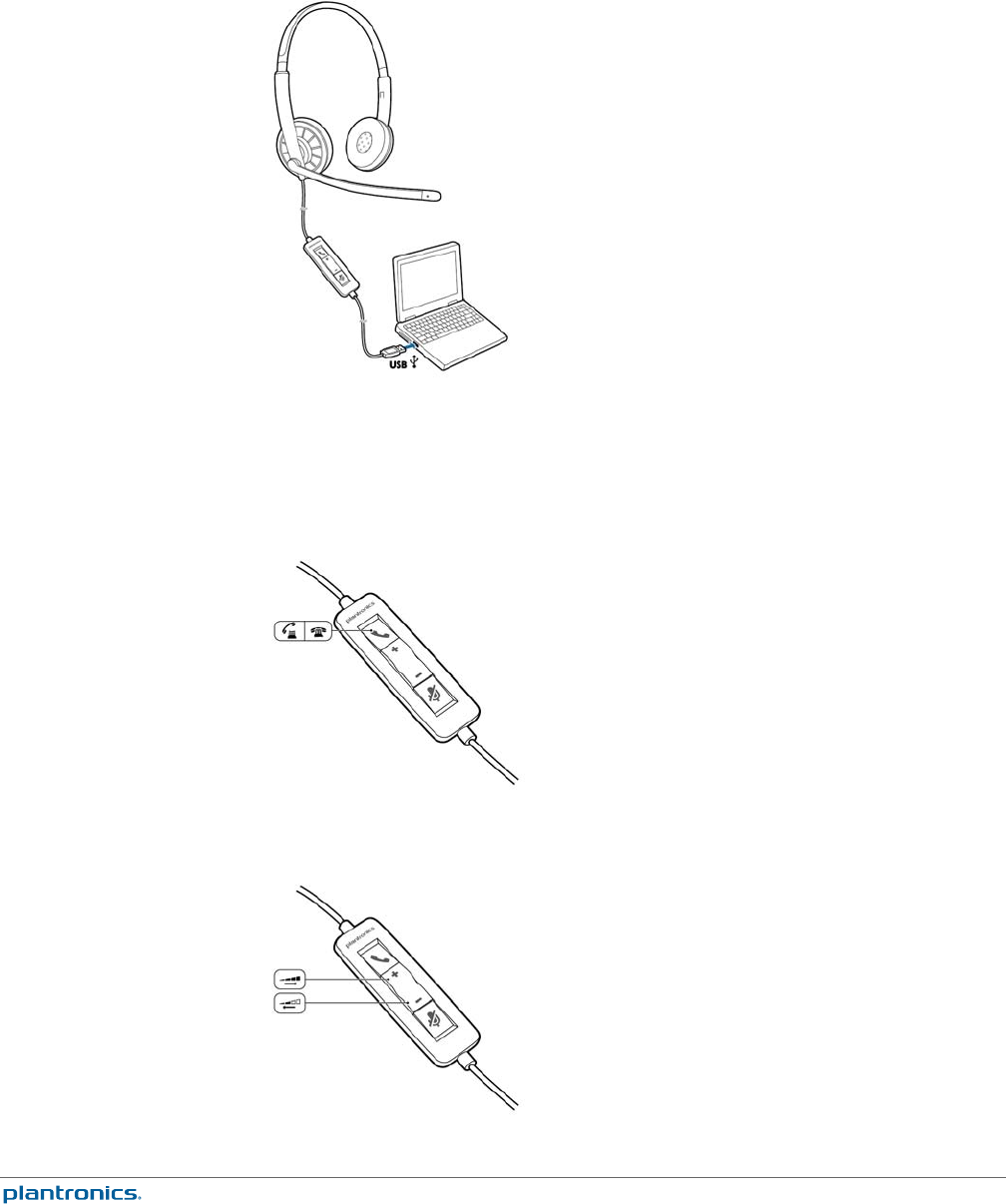 Plantronics Blackwire C310M/C320M USB 
