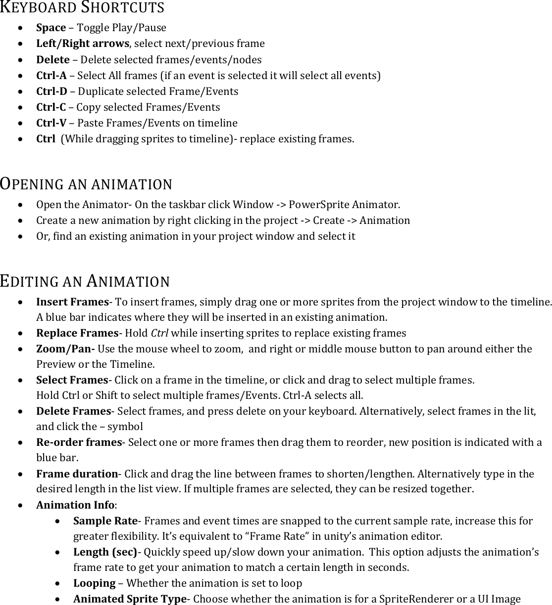 Page 2 of 8 - PowerSpriteAnimator Power Sprite Animator-Manual