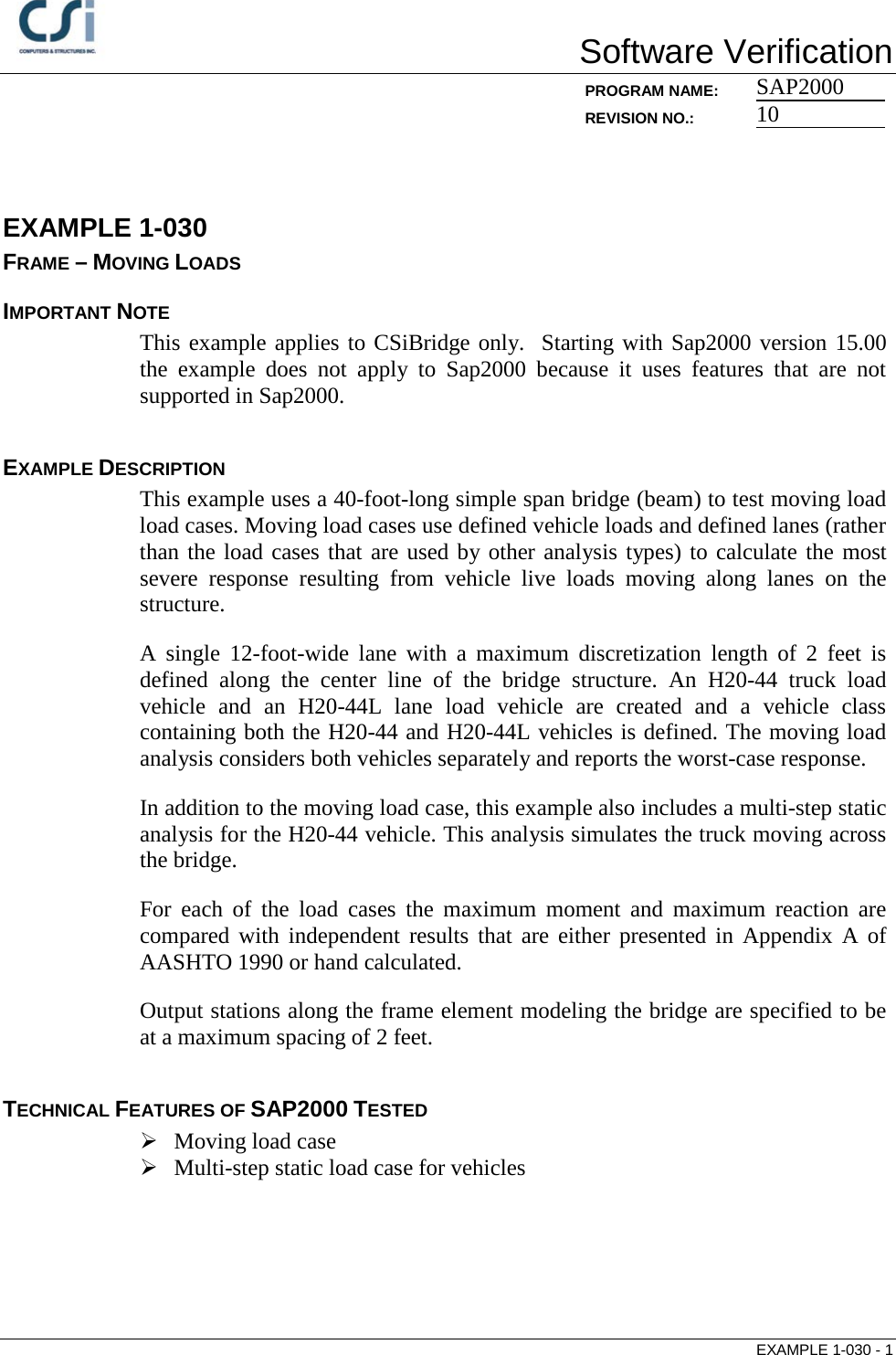Page 1 of 4 - Contents Problem 1-030