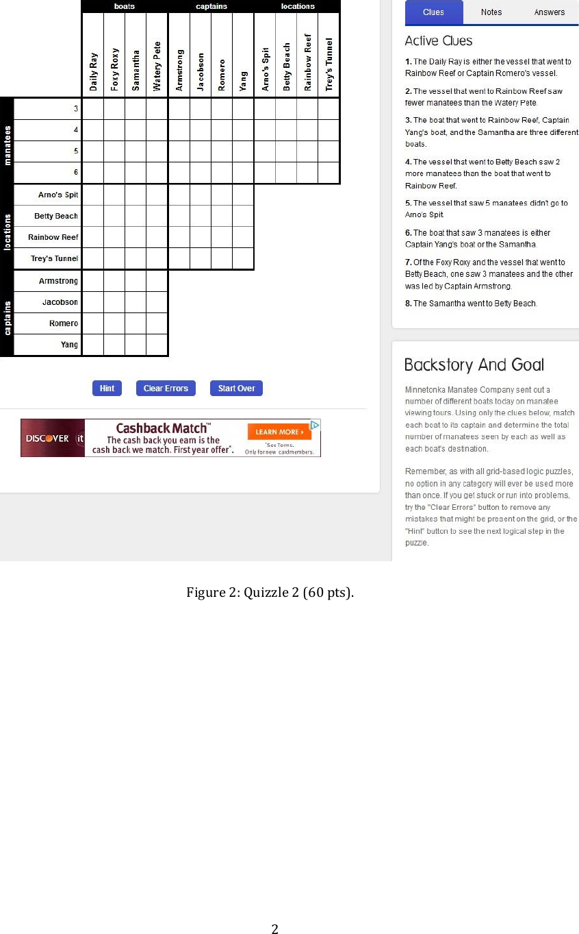 Page 2 of 4 - Problem Instructions