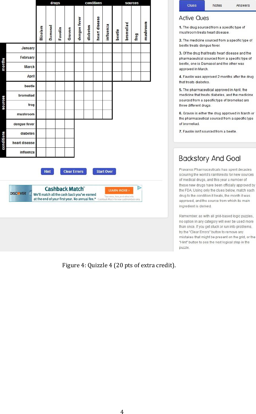 Page 4 of 4 - Problem Instructions