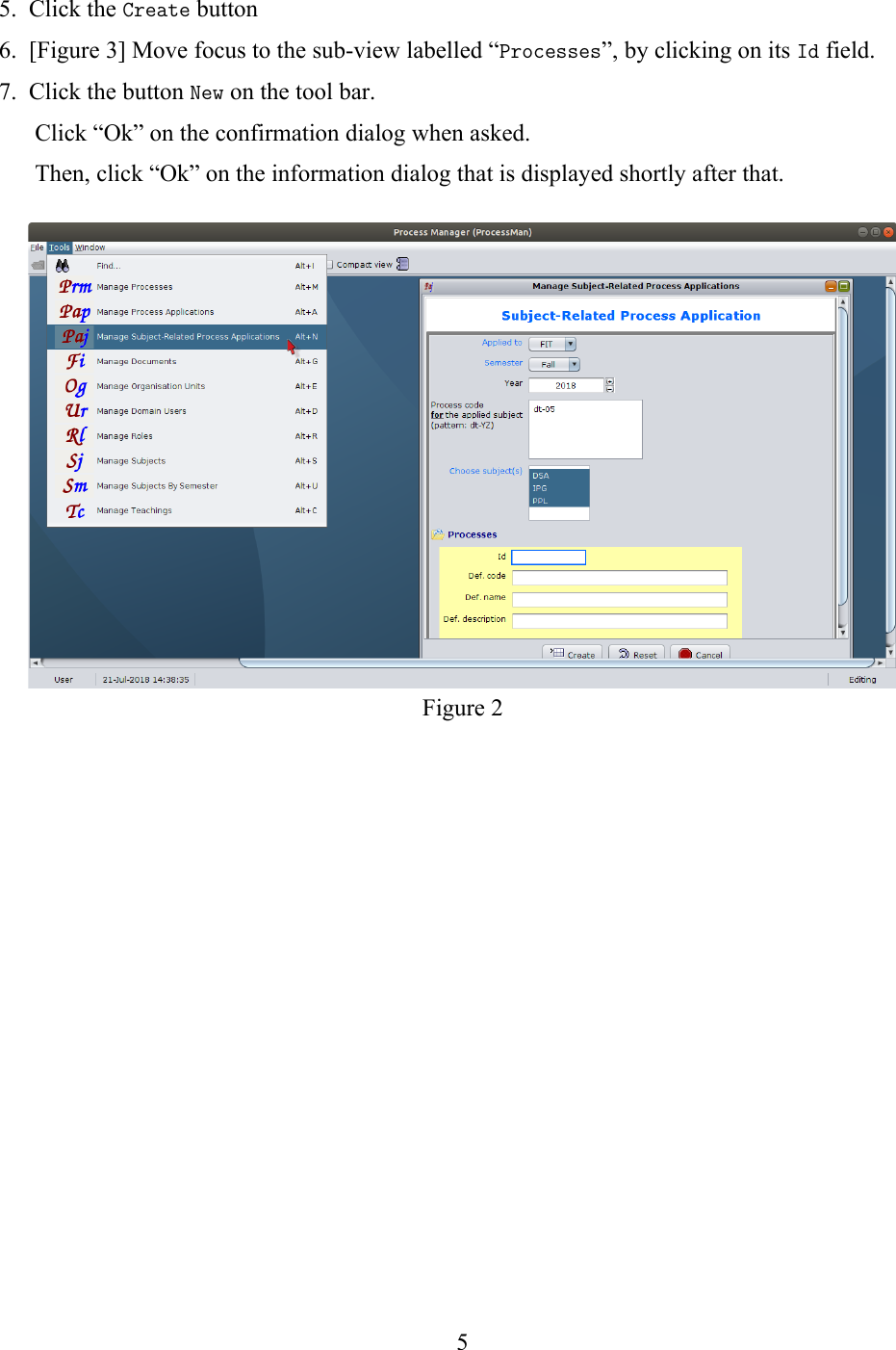 Page 5 of 12 - Technical Report Process Man-manual