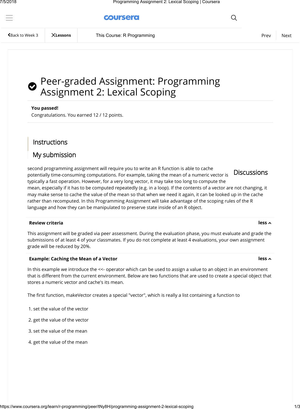 programming assignment 2 lexical scoping