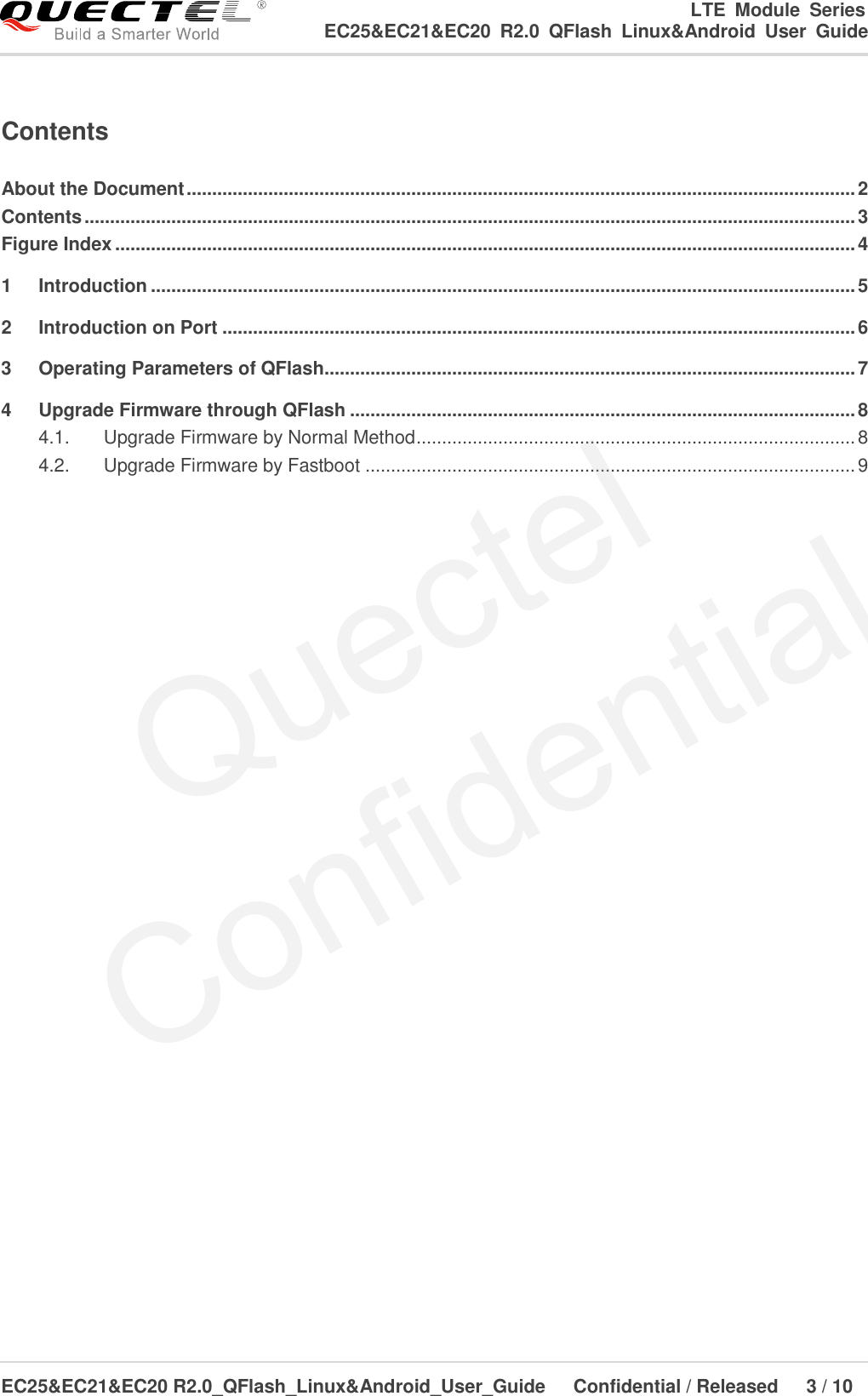 Page 4 of 11 - Quectel EC25&EC21&EC20 R2.0 QFlash Linux&Android User Guide V1.0