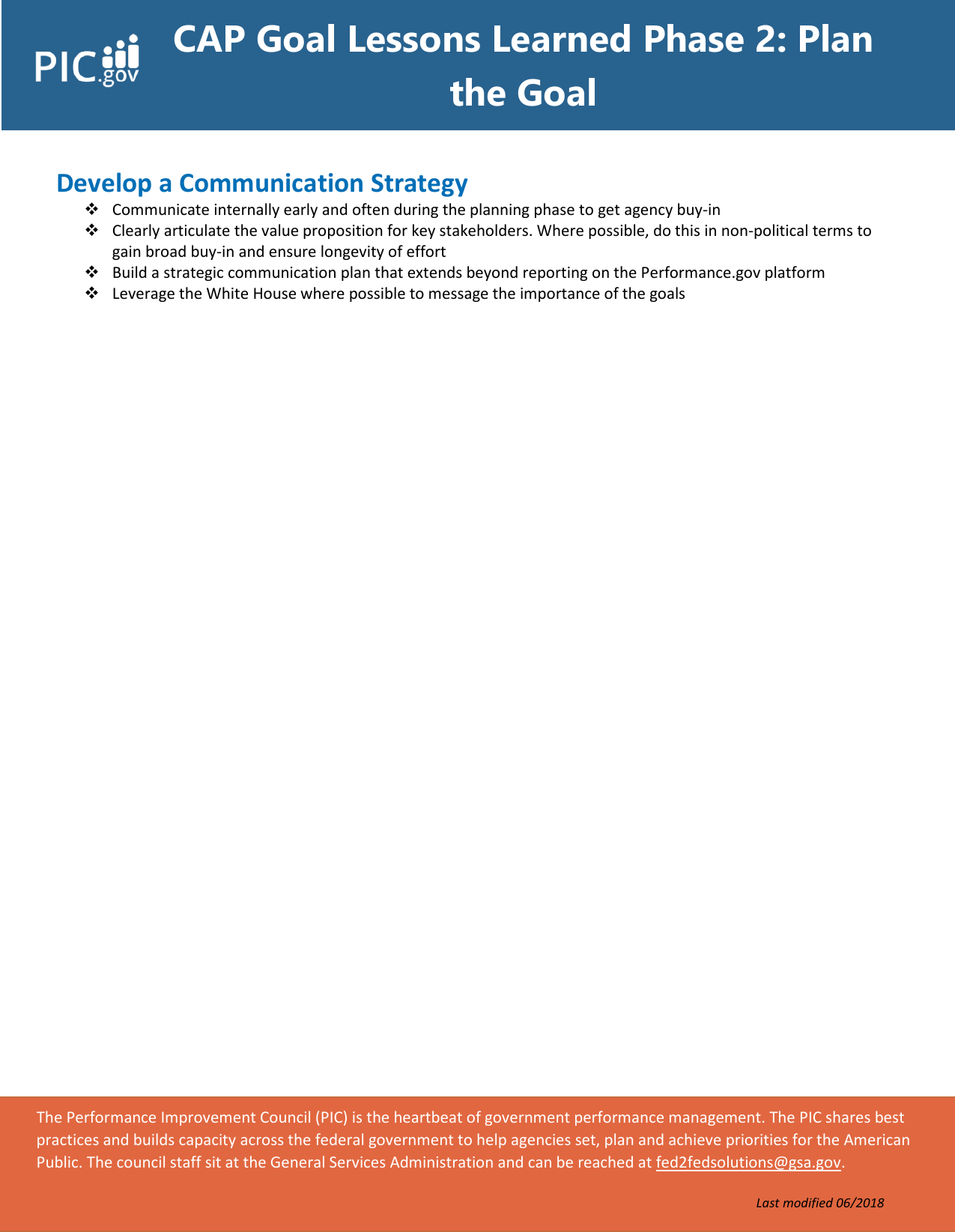 Page 2 of 2 - Quick Guide CAPGoal Lessons Learned Plan Phase 2017.12