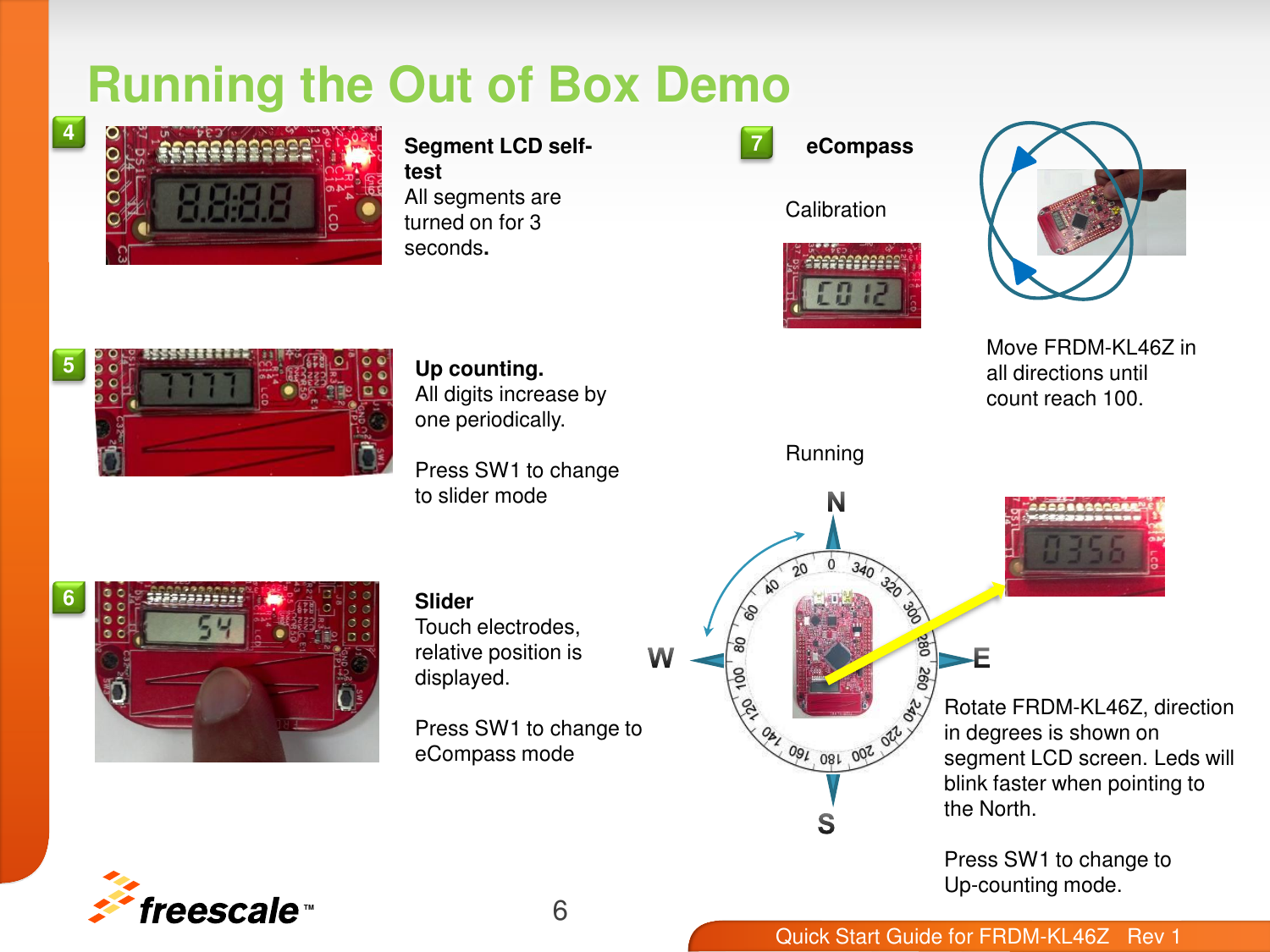 Page 6 of 10 - Quick Start Guide For Freedom FRDM-KL46Z KL46Z Rev1