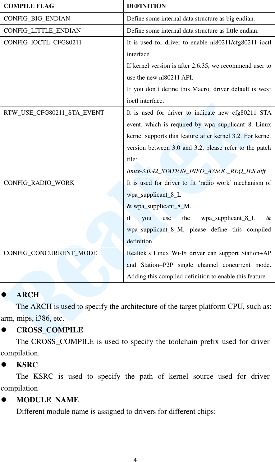 Page 4 of 8 - Quick Start Guide For Driver Compilation And Installation