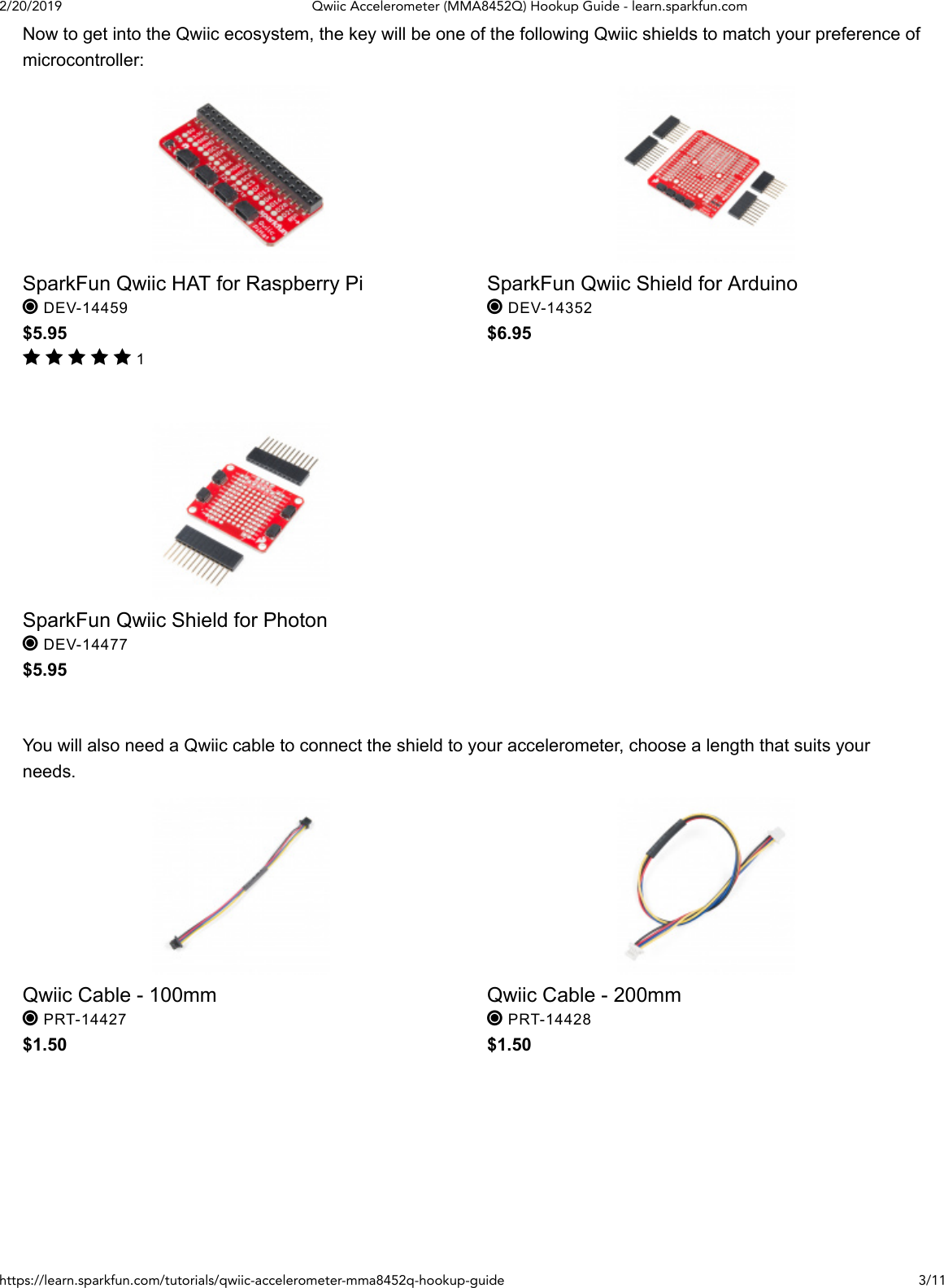 Page 3 of 11 - Qwiic Accelerometer (MMA8452Q) Hookup Guide - Learn.sparkfun.com