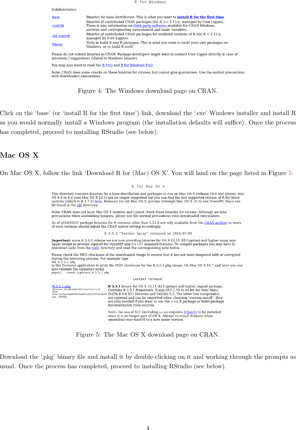 Page 4 of 10 - Installation Instructions: R And RStudio Guide