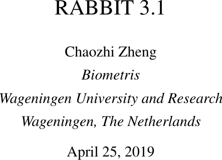 Page 1 of 12 - RABBIT Manual