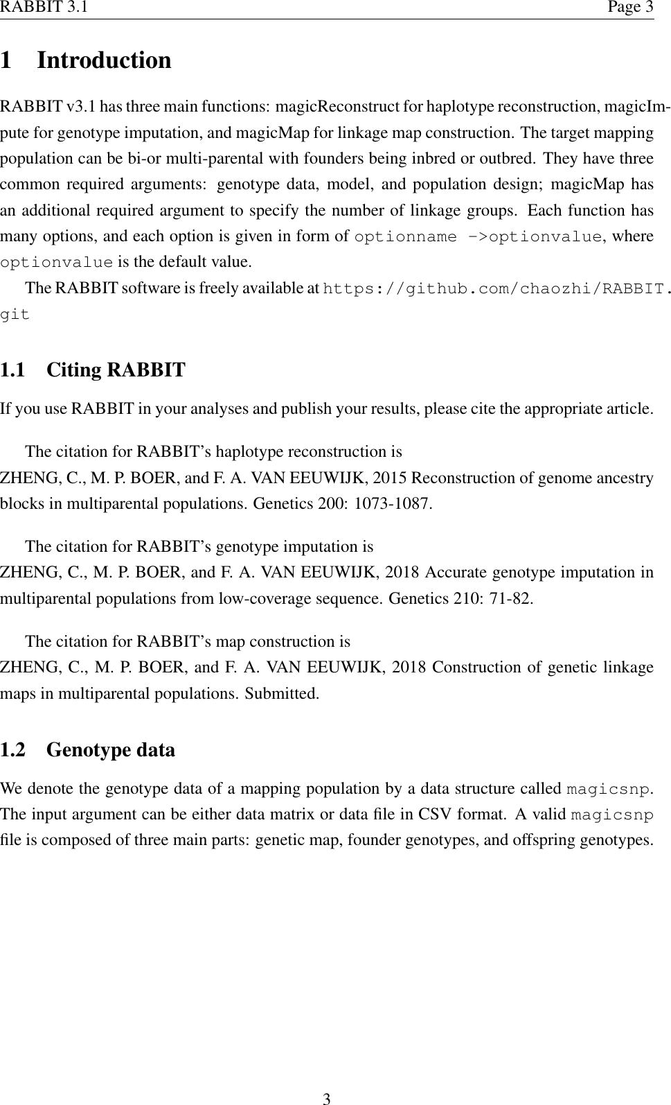 Page 3 of 12 - RABBIT Manual