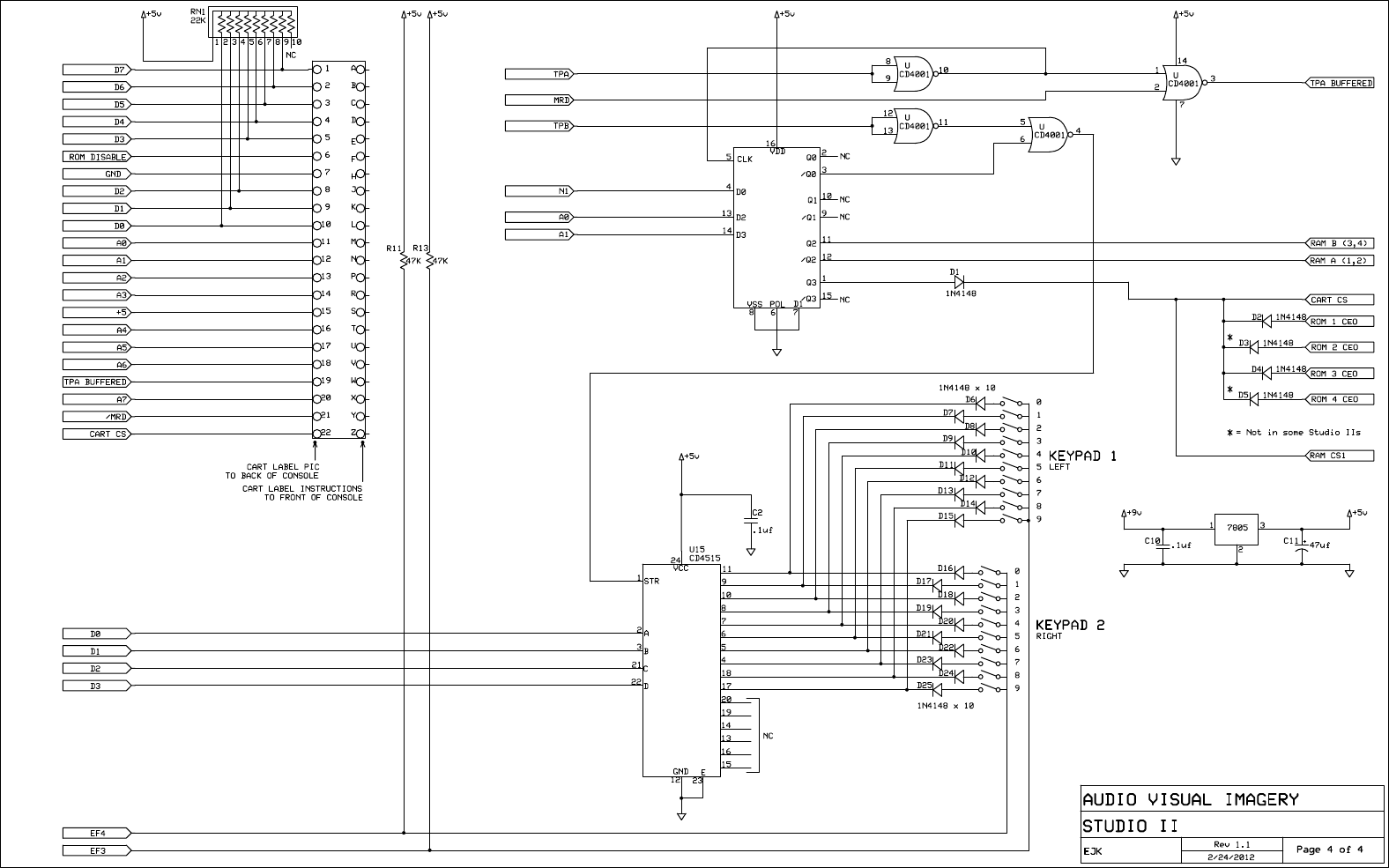 ExpressSCH RCA_Studio_II_Schematic RCA Studio II Schematic