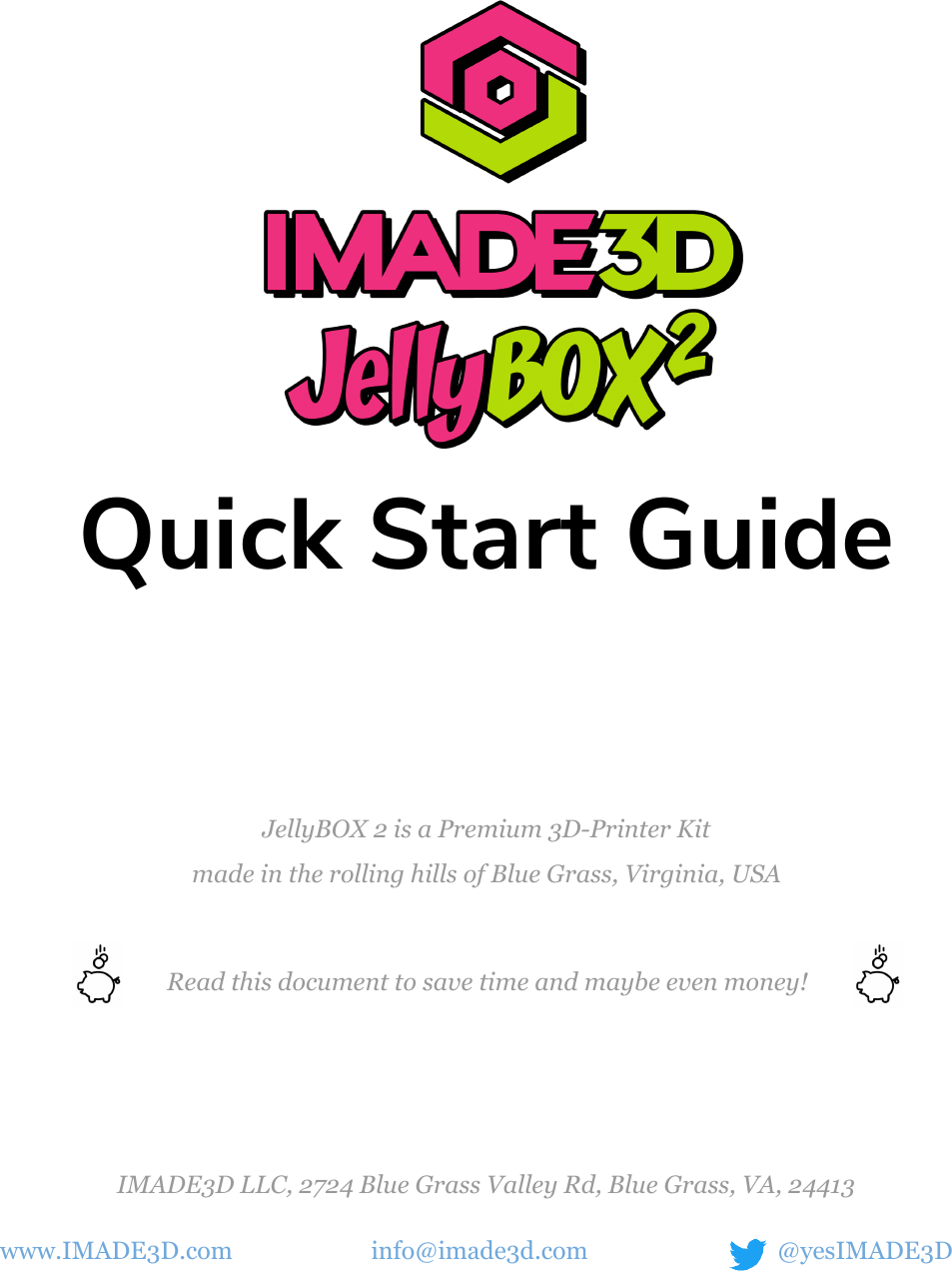 Page 1 of 9 - README Jelly BOX 2 Quick Start Guide V2.5