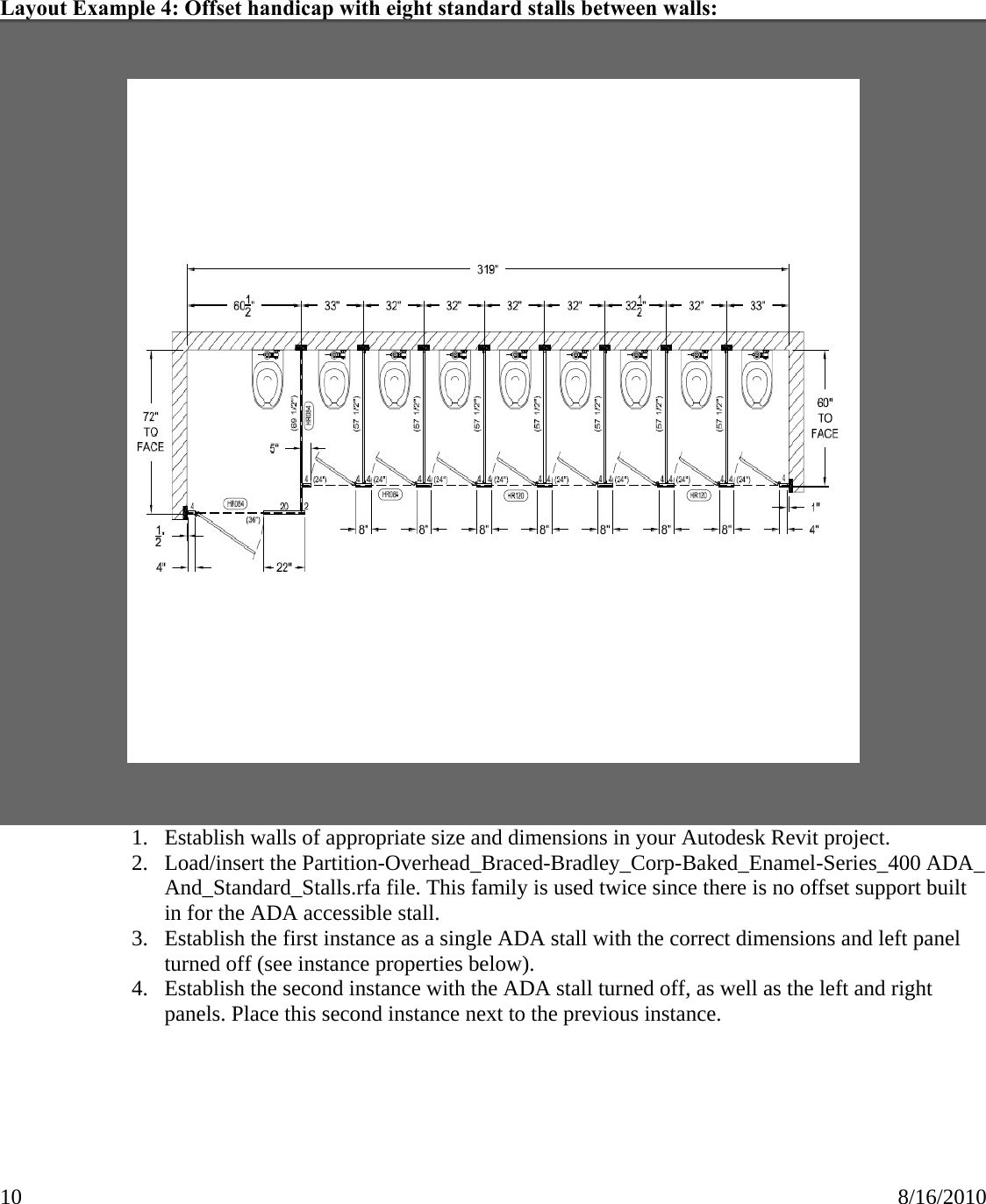 Page 10 of 12 - Mills Partitions Revit Families Overview README-Bradley Partition Instructions