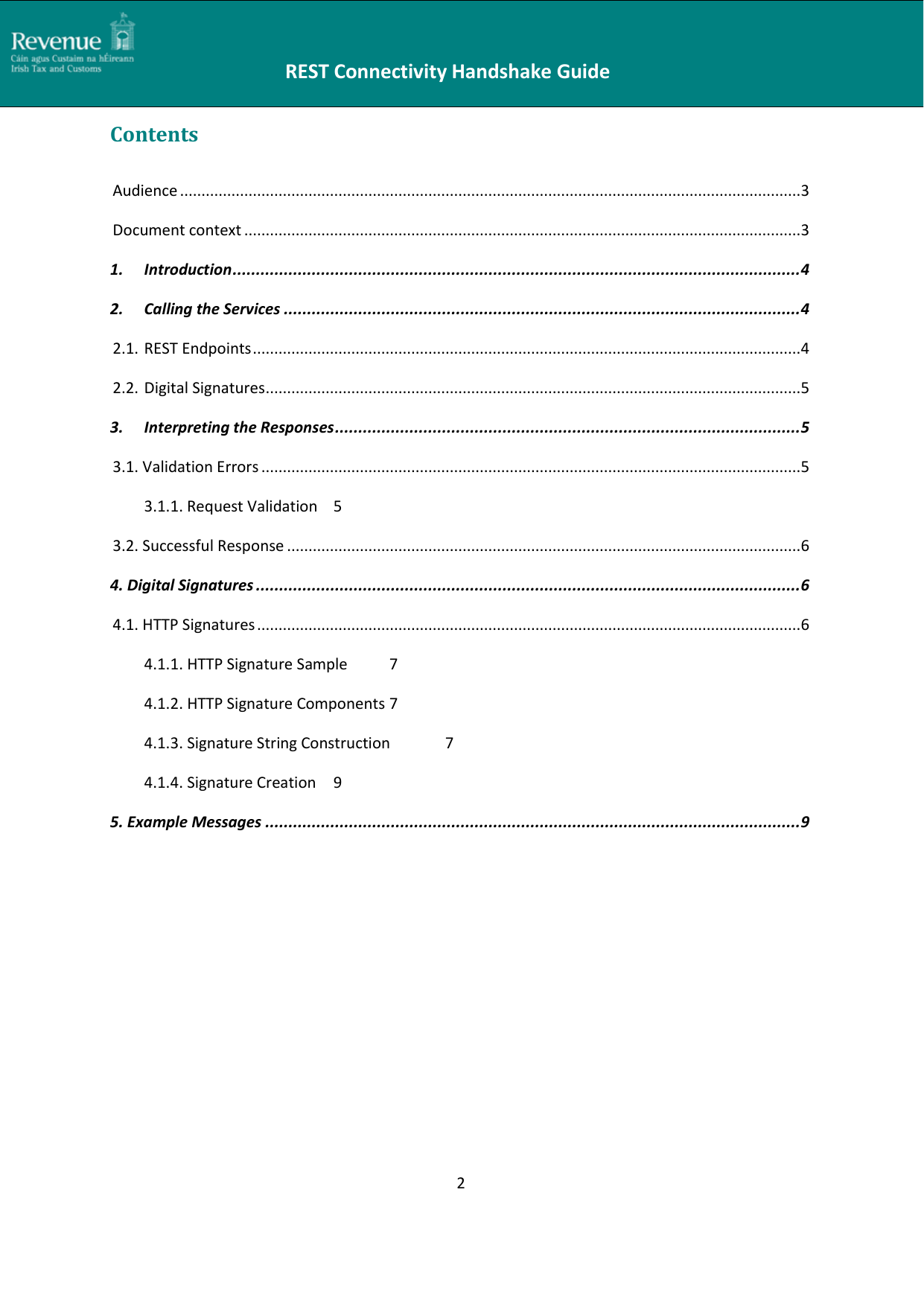 Page 2 of 10 - REST Connectivity Handshake Guide