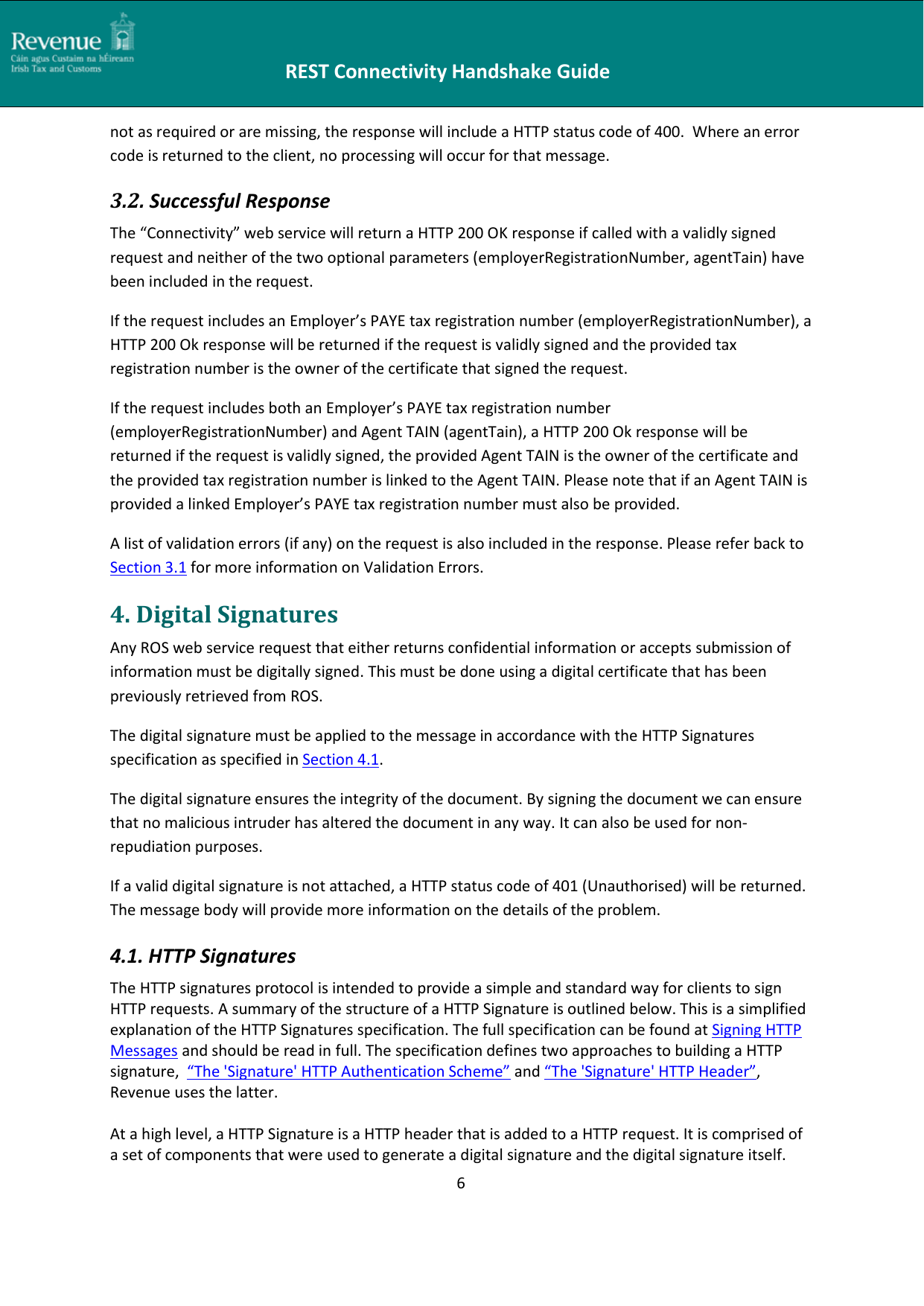 Page 6 of 10 - REST Connectivity Handshake Guide