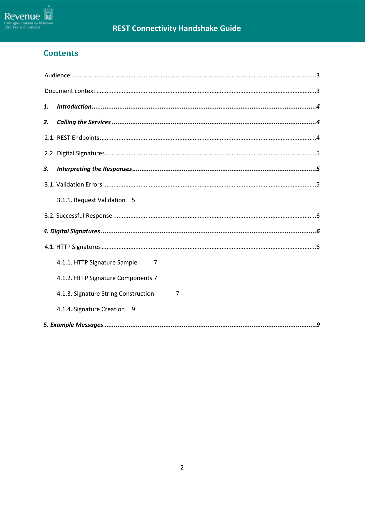 Page 2 of 10 - REST Connectivity Handshake Guide