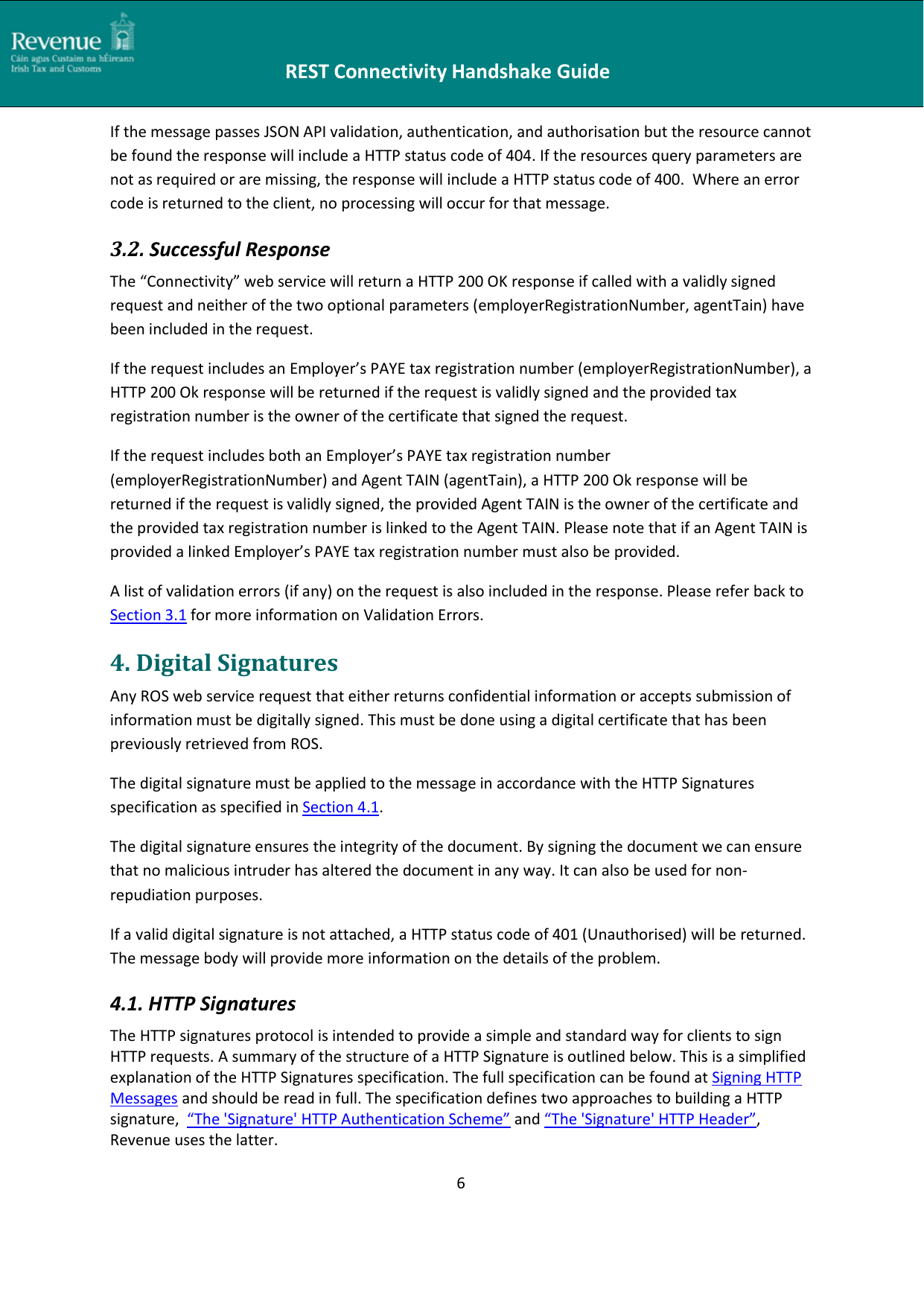 Page 6 of 10 - REST Connectivity Handshake Guide