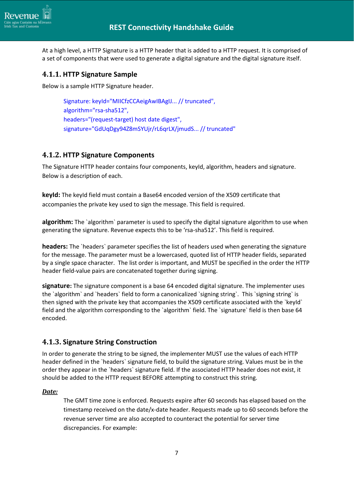 Page 7 of 10 - REST Connectivity Handshake Guide