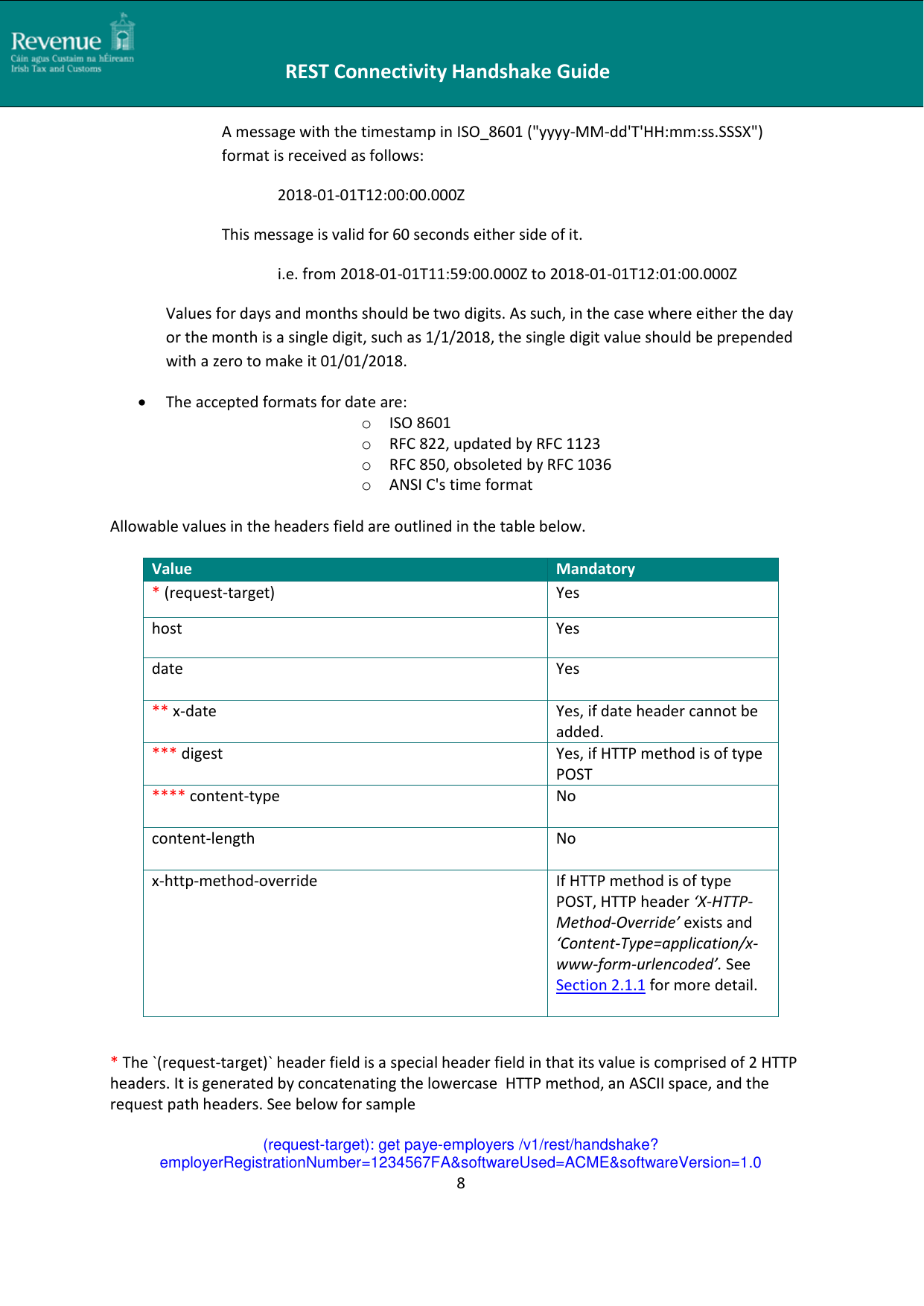 Page 8 of 10 - REST Connectivity Handshake Guide
