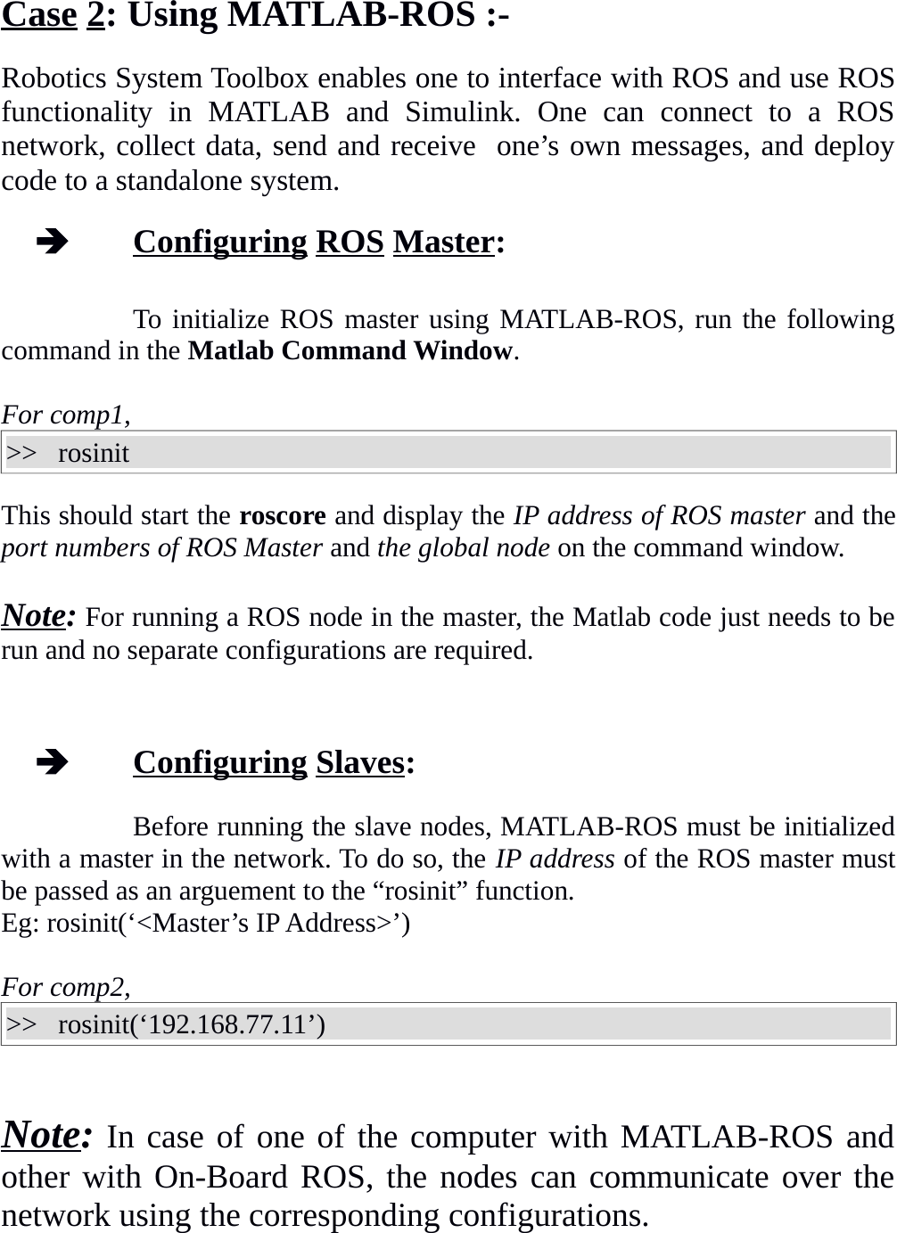 Page 3 of 3 - ROS On Multiple Machines Manual