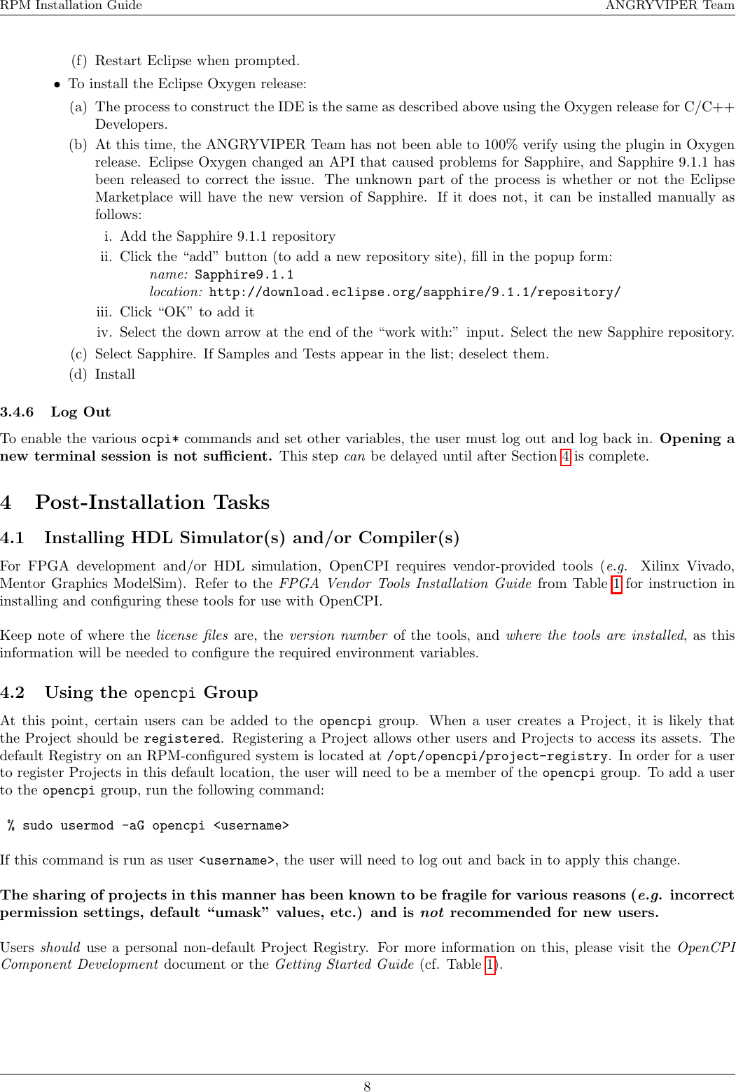 Page 8 of 10 - RPM Installation Guide